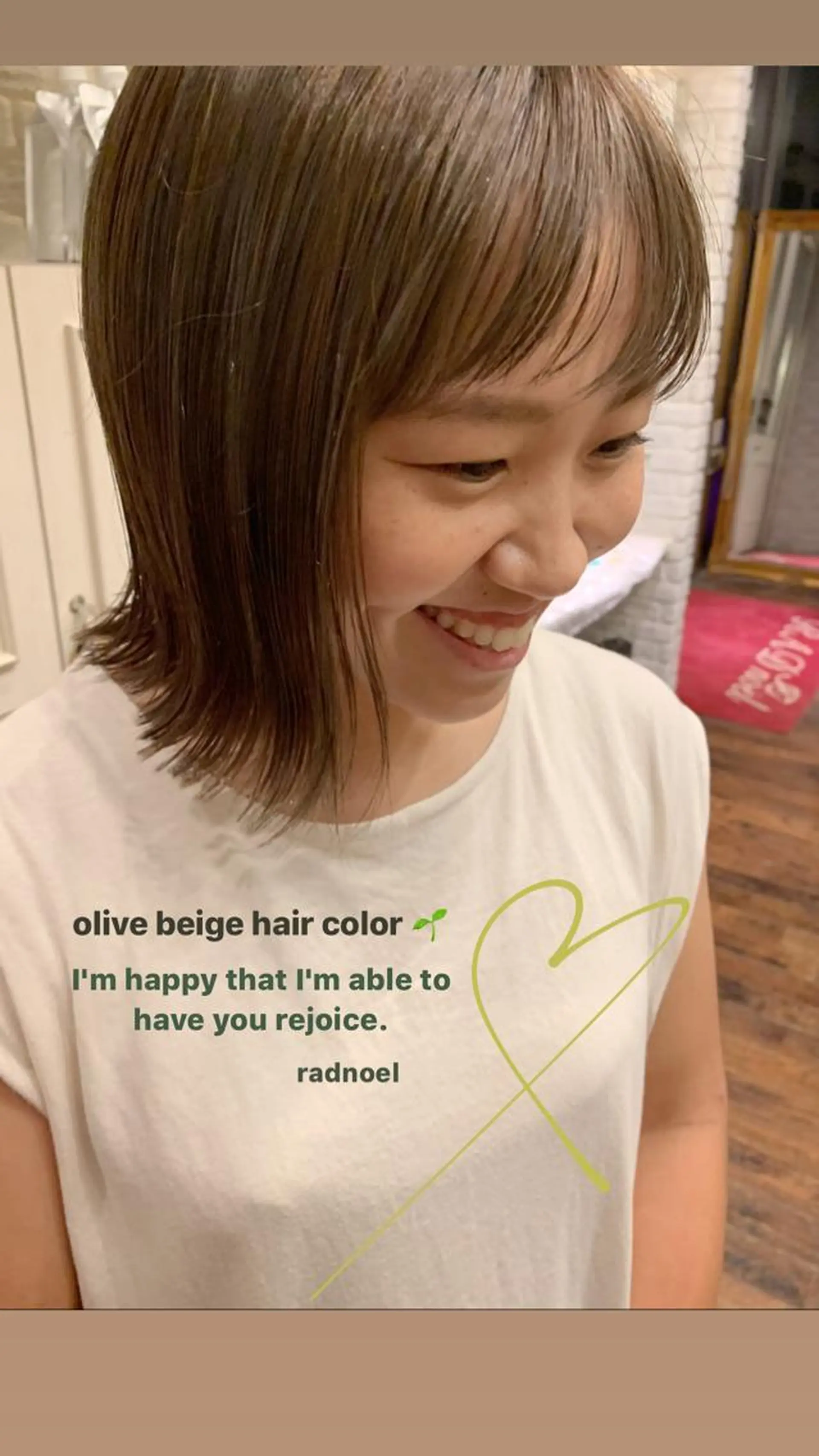 ミディアム カラー ヘアカラー la fith所属・rico_by ヘアとアイブロウの眉毛・アイブロウイメージ