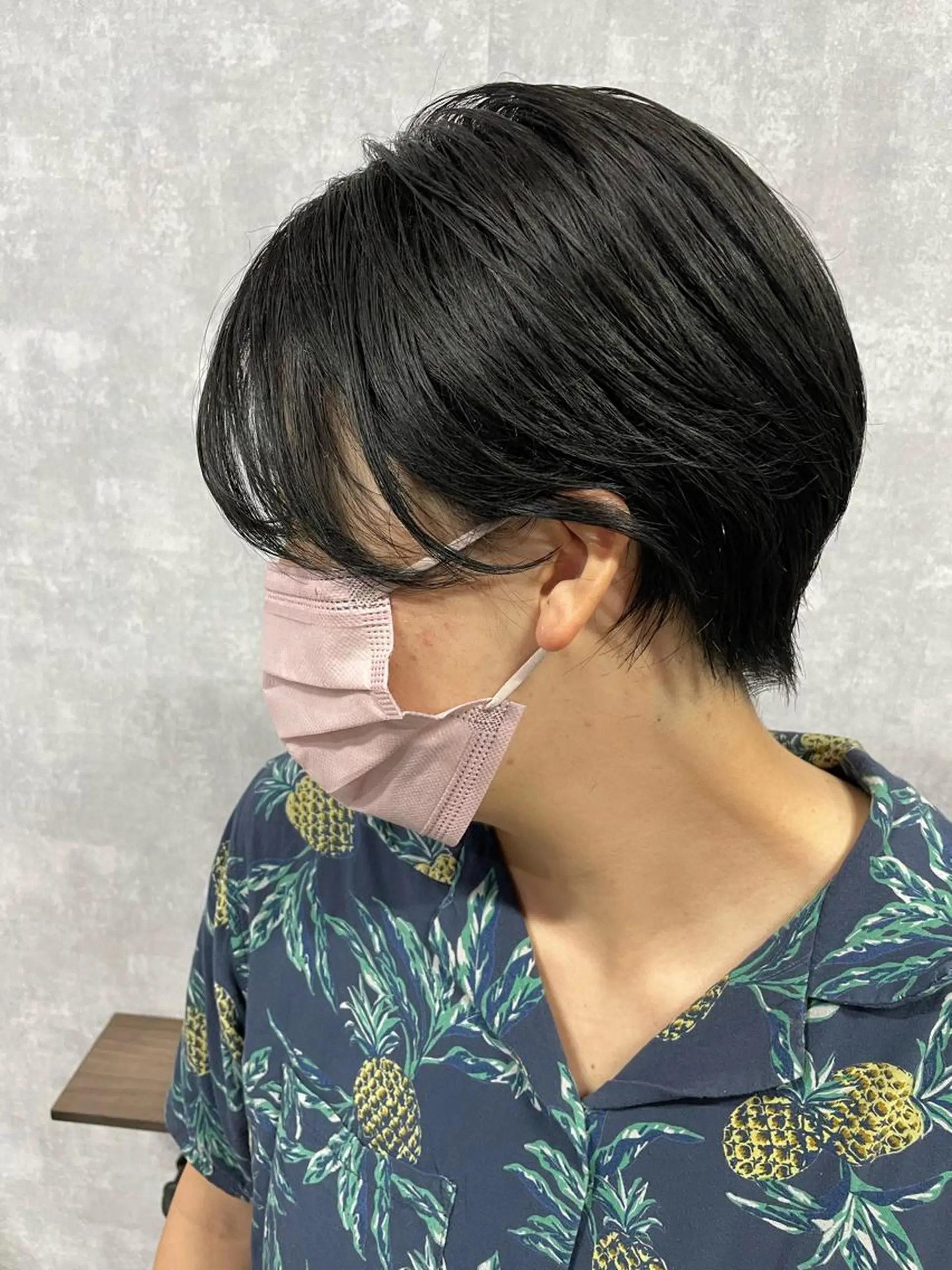 ショート 切りっぱなしボブ ショートボブ ハンサムショート 丸みショート アッシュ モテ髪/ボブ/ショー ト/アダチフウトのヘアスタイル