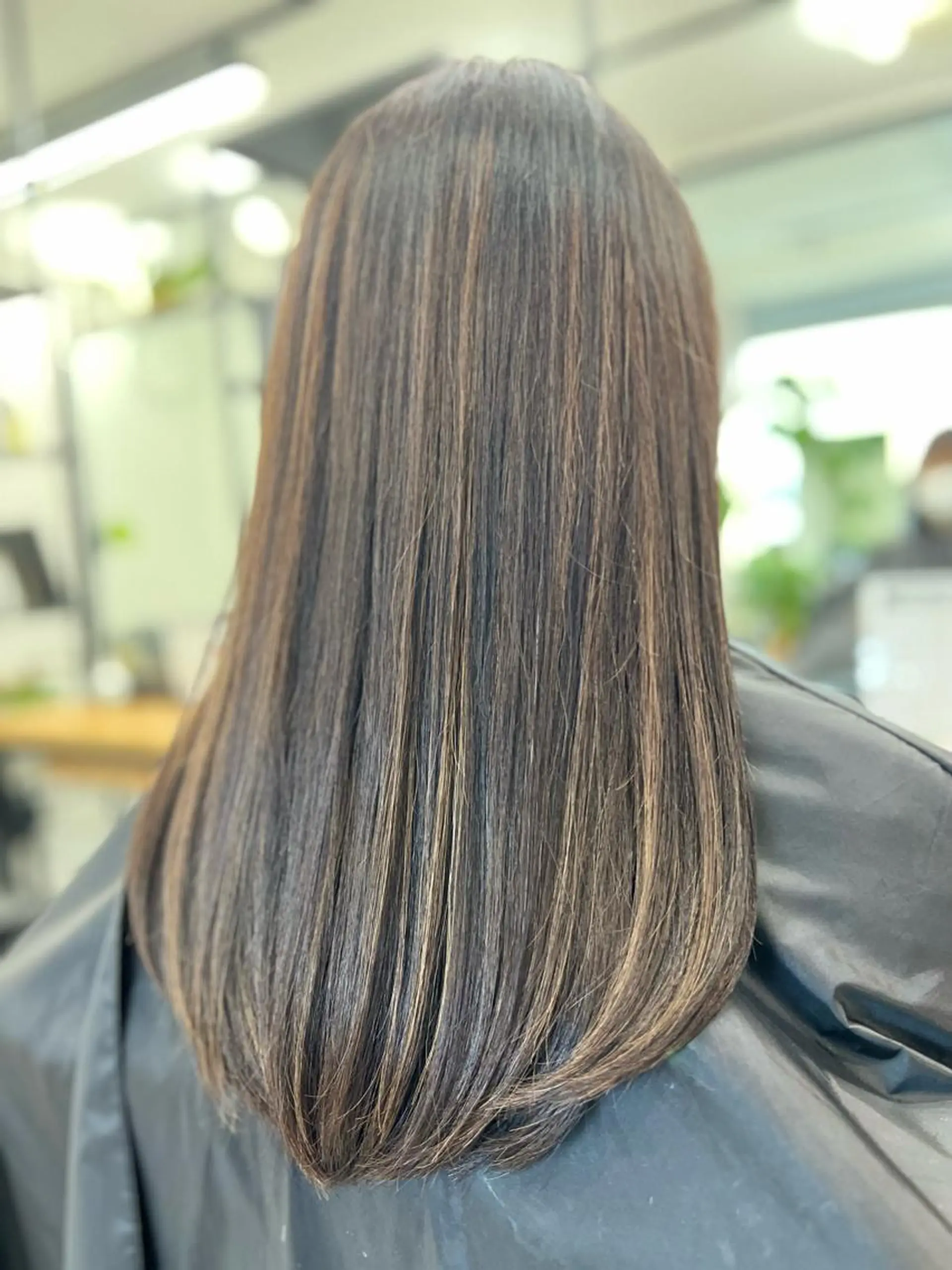 ロング カラー ハイライトカラー ハイライト THE PARK キシオカのヘアスタイル