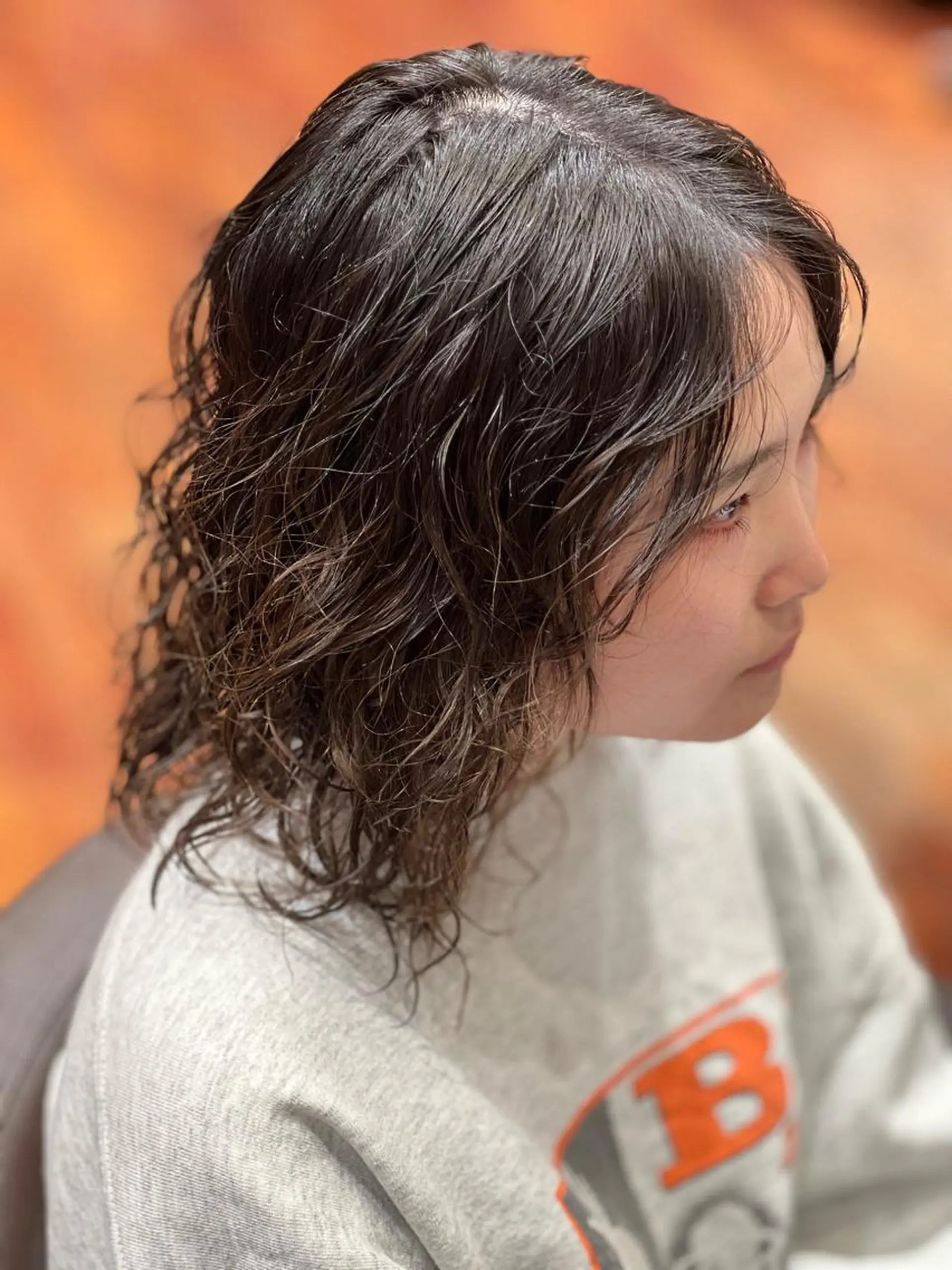 ミディアム ミディアムパーマ Maison Blanc西宮阪急店所属・小野まさや /ショートカットのヘアスタイル