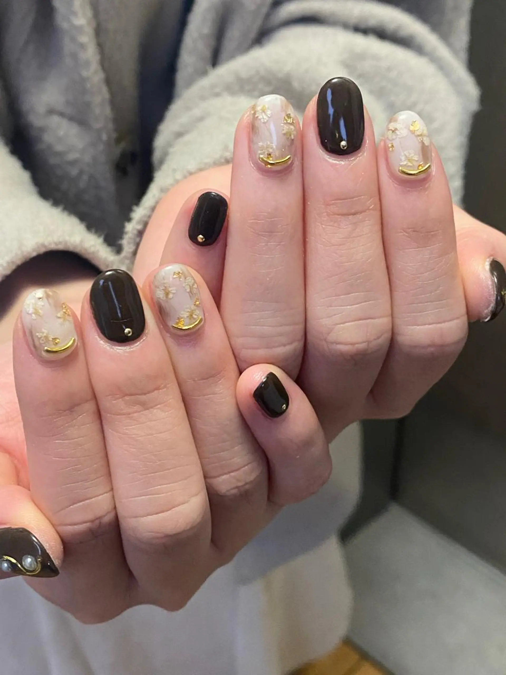 ネイル フラワーネイル ハンドネイル 錦糸町 mi_nailのネイルデザイン