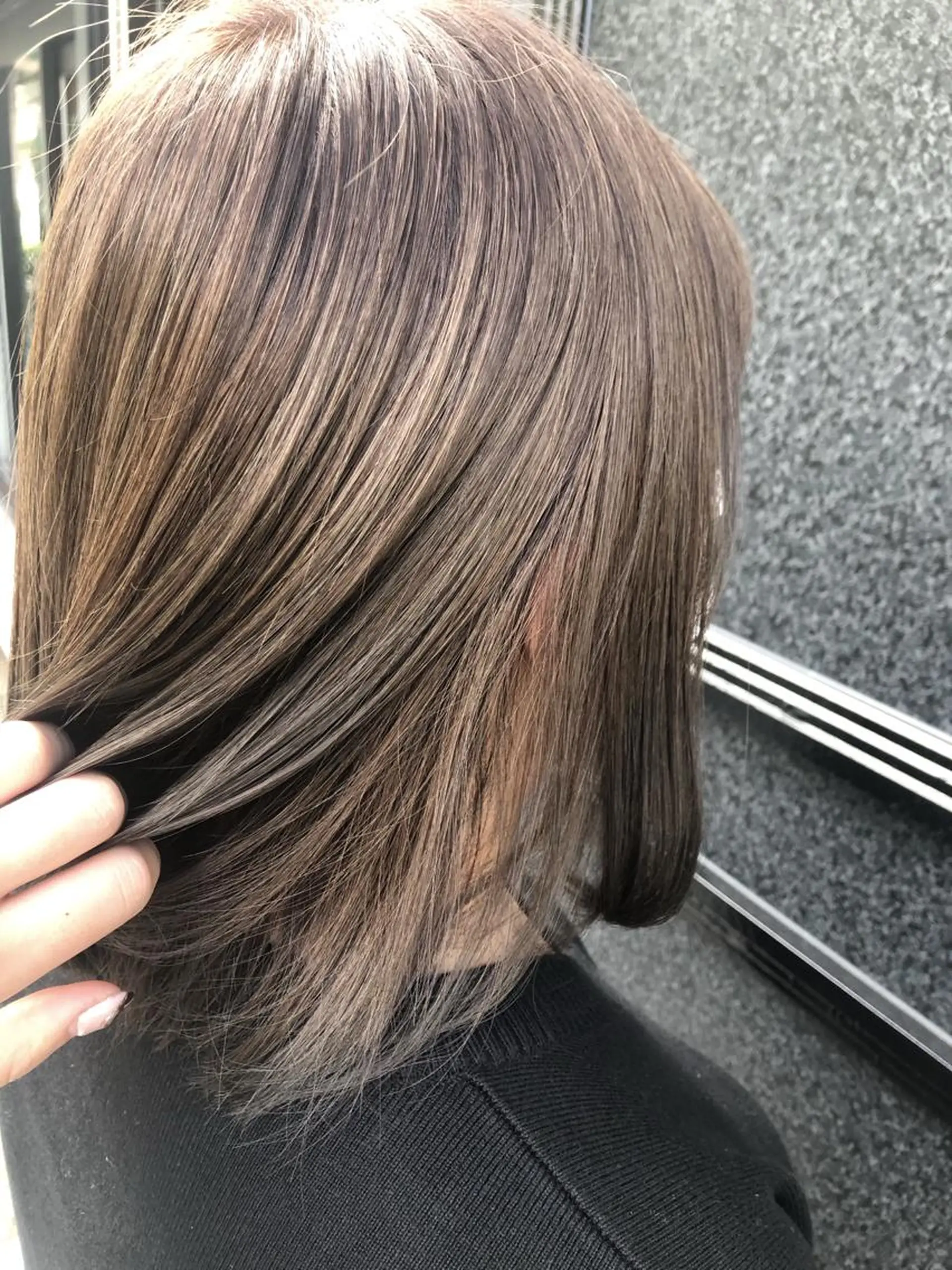 セミロング カラー ASHLEY/ miku.🥀のヘアスタイル