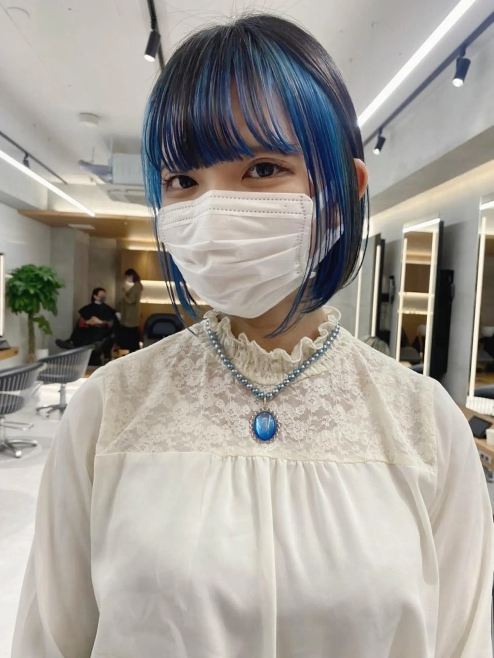 ショート カラー カット トリートメント センターパート/ 暖色カラーayuのヘアスタイル