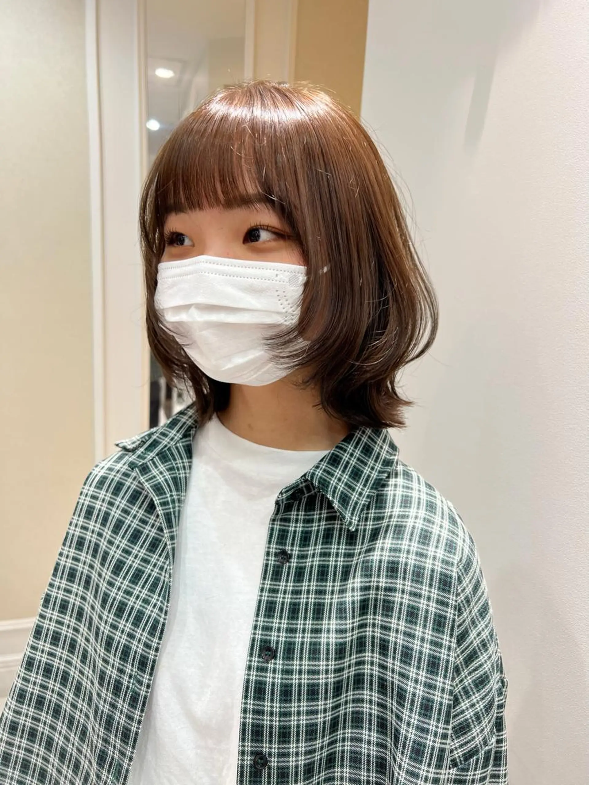 ミディアム ヘアアレンジ ✨まとまるボブ/ 切りっぱなし/ユキナのヘアスタイル