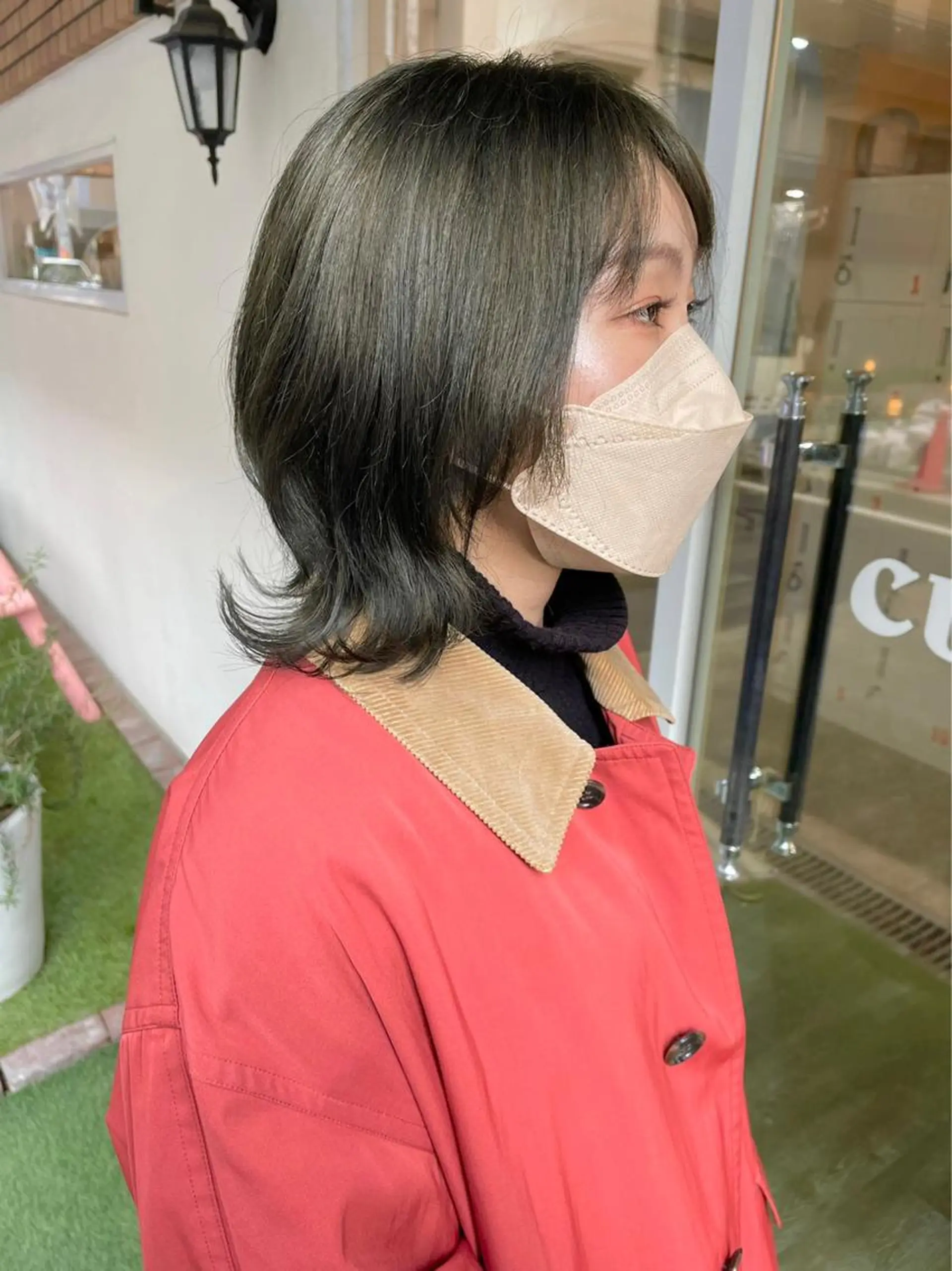 ミディアム カラー newi梅田🫧韓国 ヘア🫧sakiのヘアスタイル