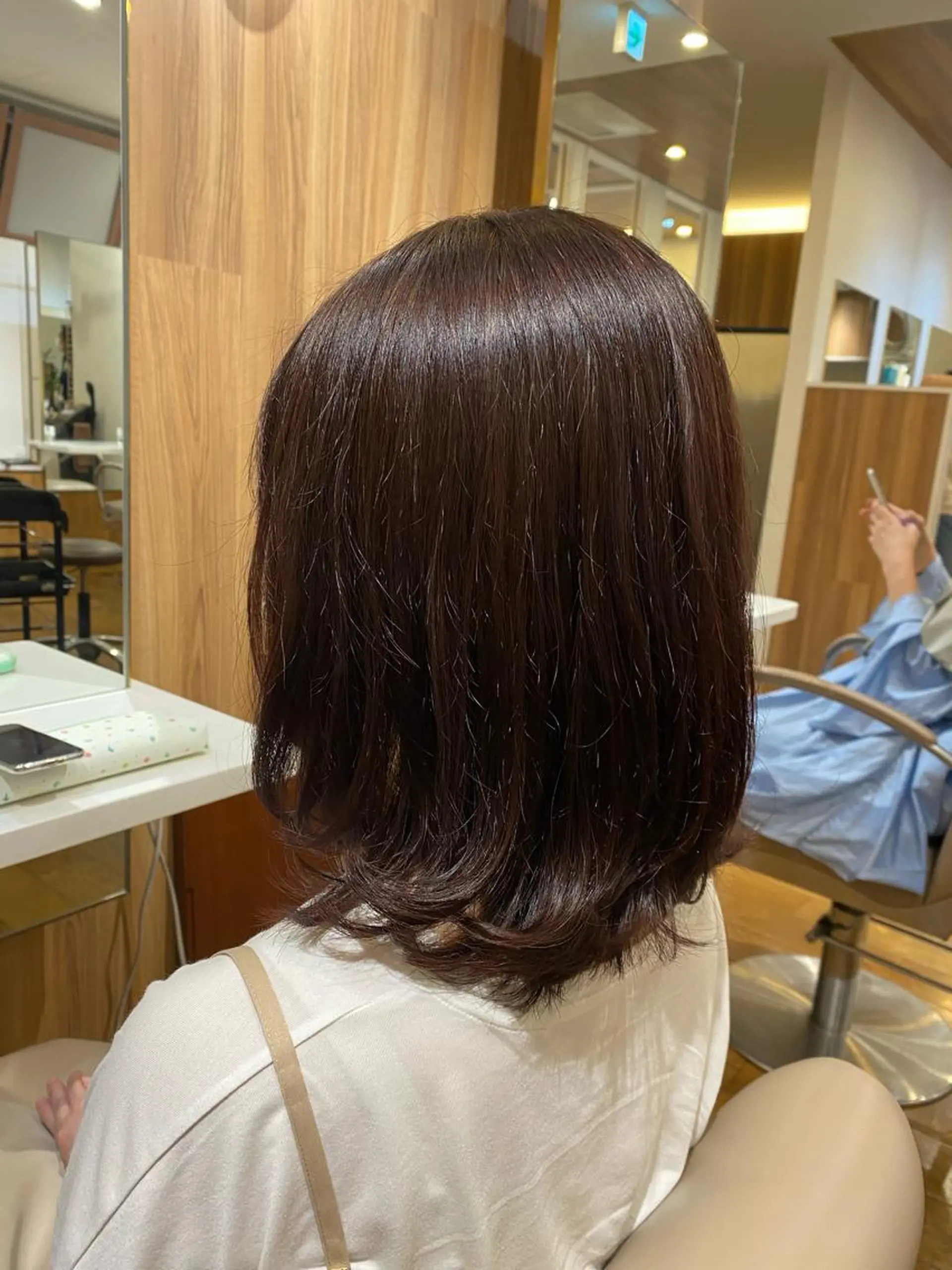 ミディアム カラー ヘアアレンジ ブラウンカラー ピンクカラー ピンクブラウン レイヤー/メンズ🥑 マエダアズミ🥑のヘアスタイル