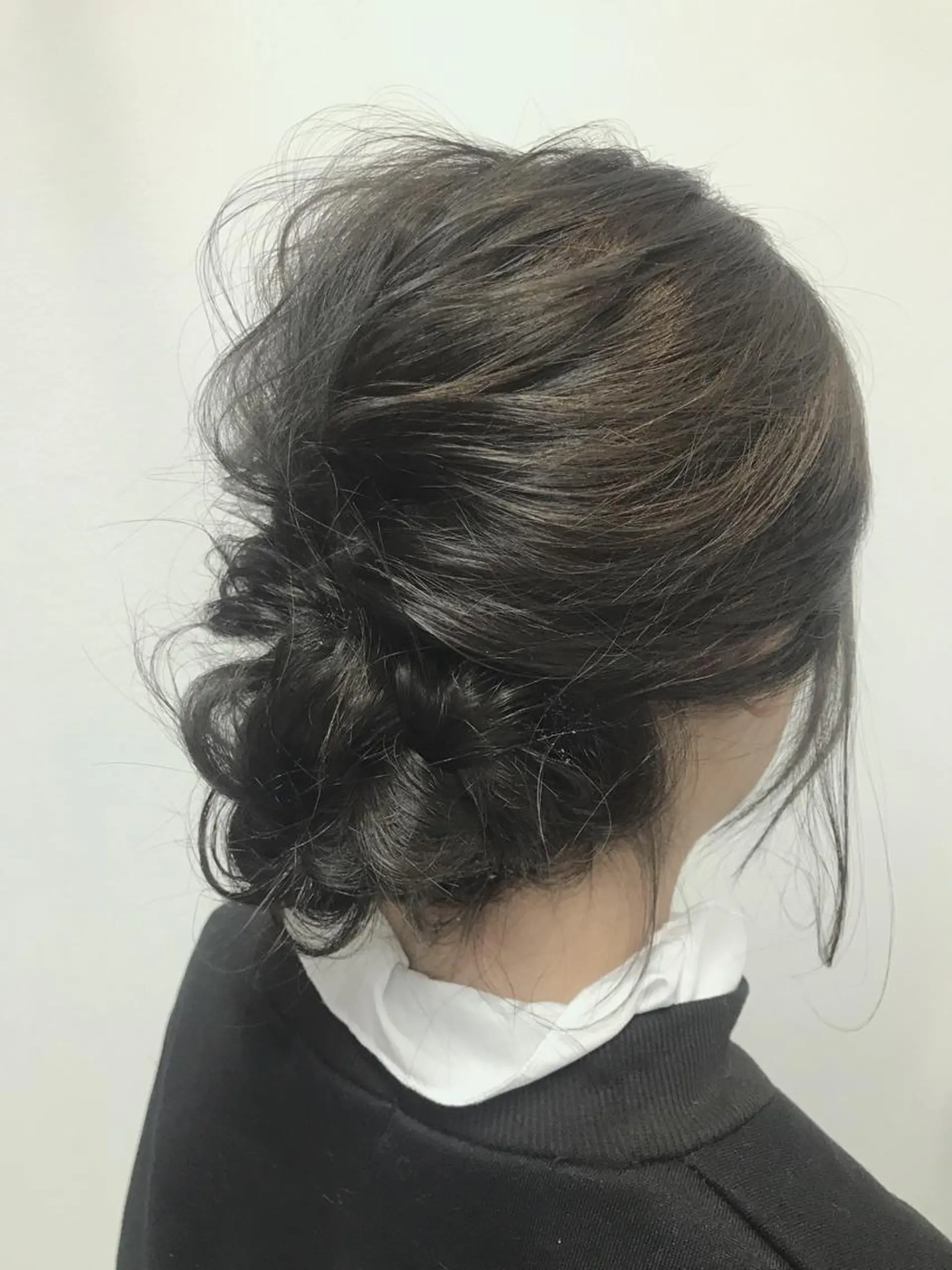 ロング カラー ヘアアレンジ グレージュ 簡単アレンジ カット ヘアカラー トリートメント GiseL天神カラー 髪質改善/ブリーチのヘアスタイル