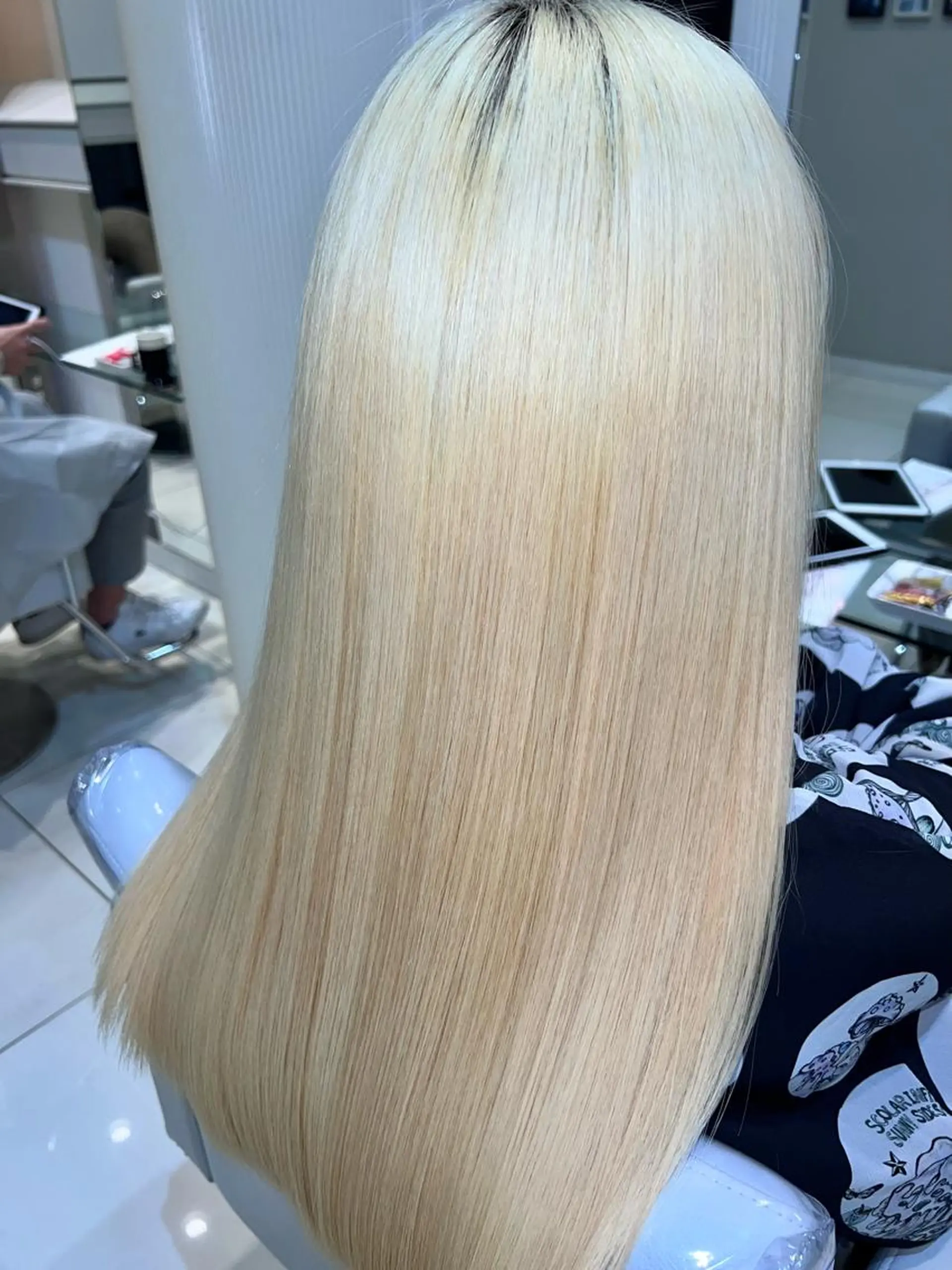 ロング カット トリートメント 縮毛矯正/髪質改善 /ブリーチ/東陽町✨のヘアスタイル