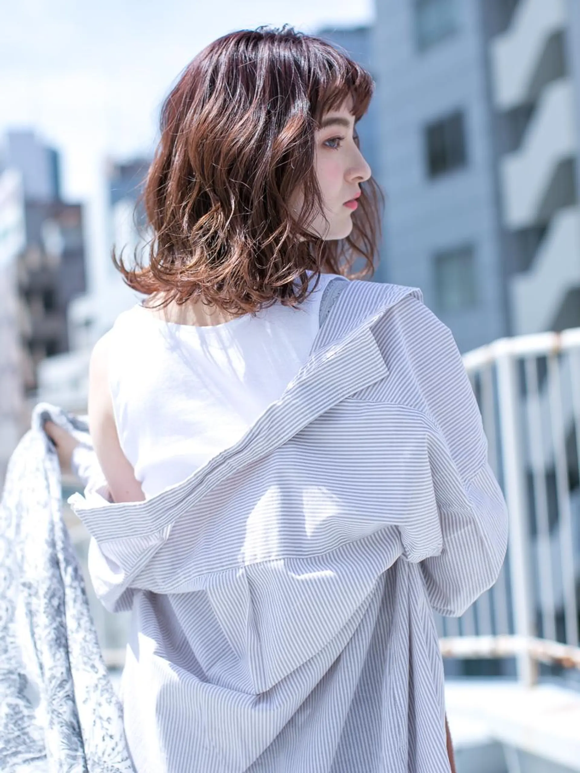 ミディアム chouchou 心斎橋のヘアスタイル