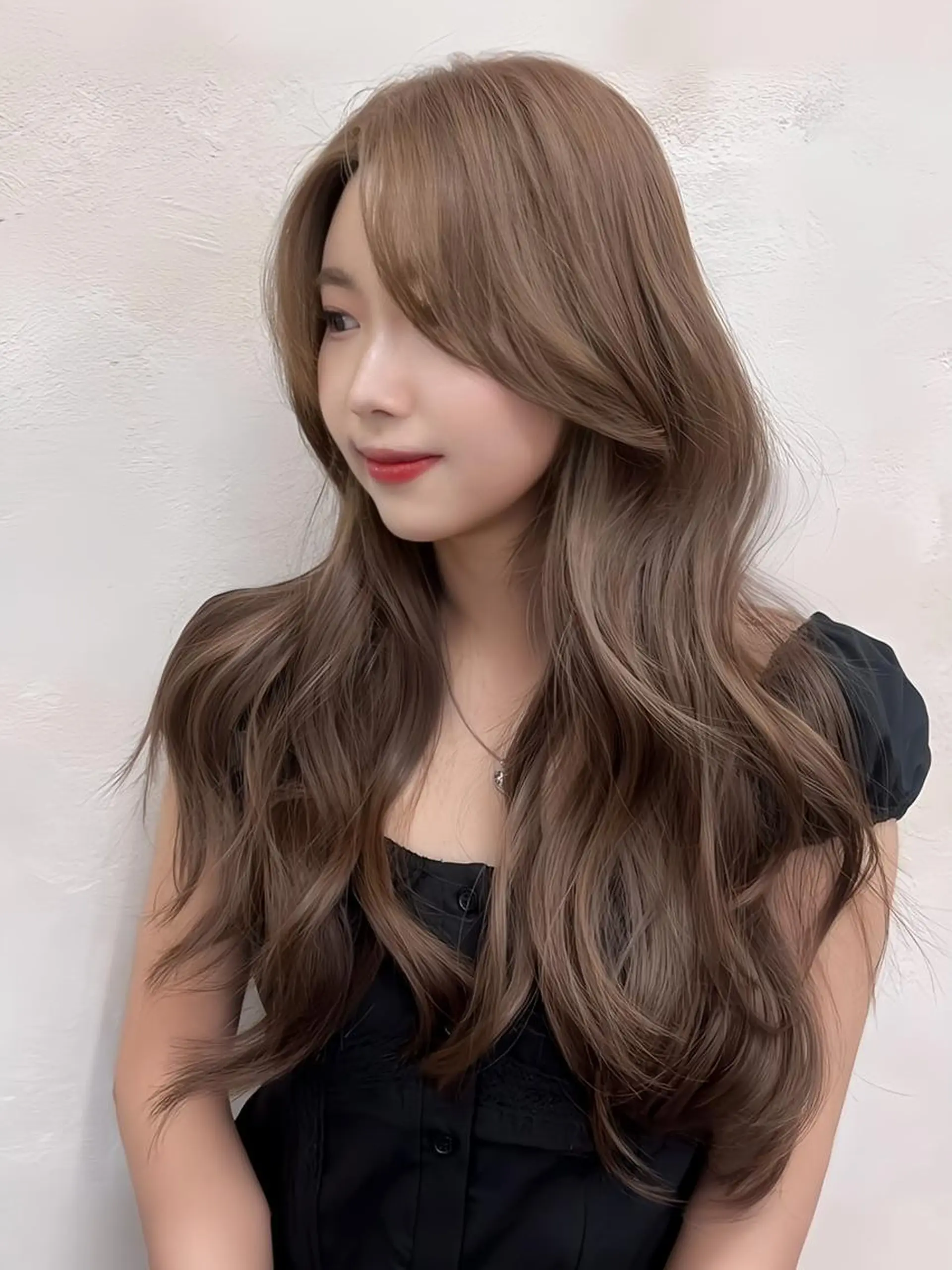 ロング カラー ×シールエクステのヘアスタイル