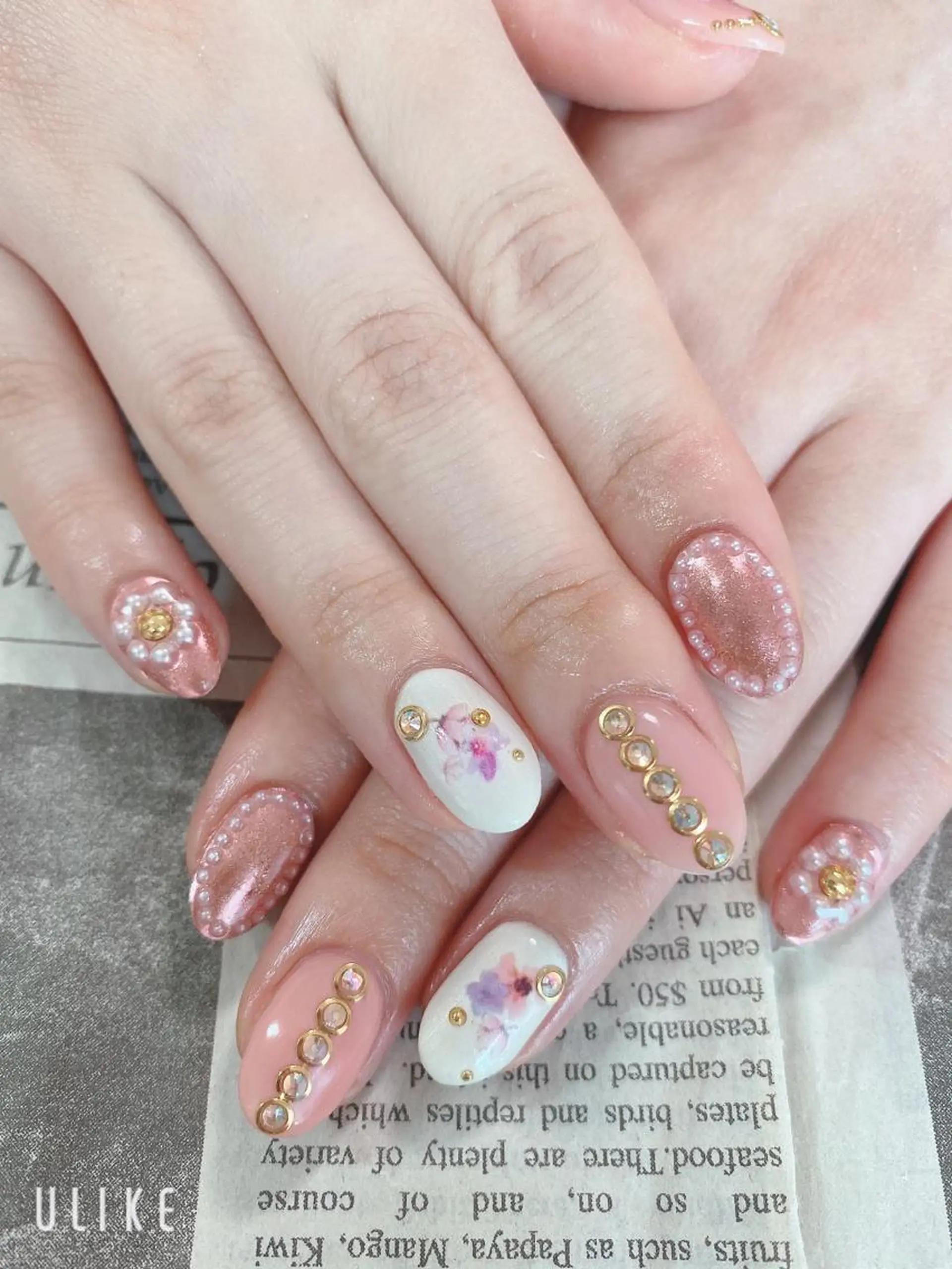 ネイル ハンドネイル ハンドケア 森山 舞のネイルデザイン