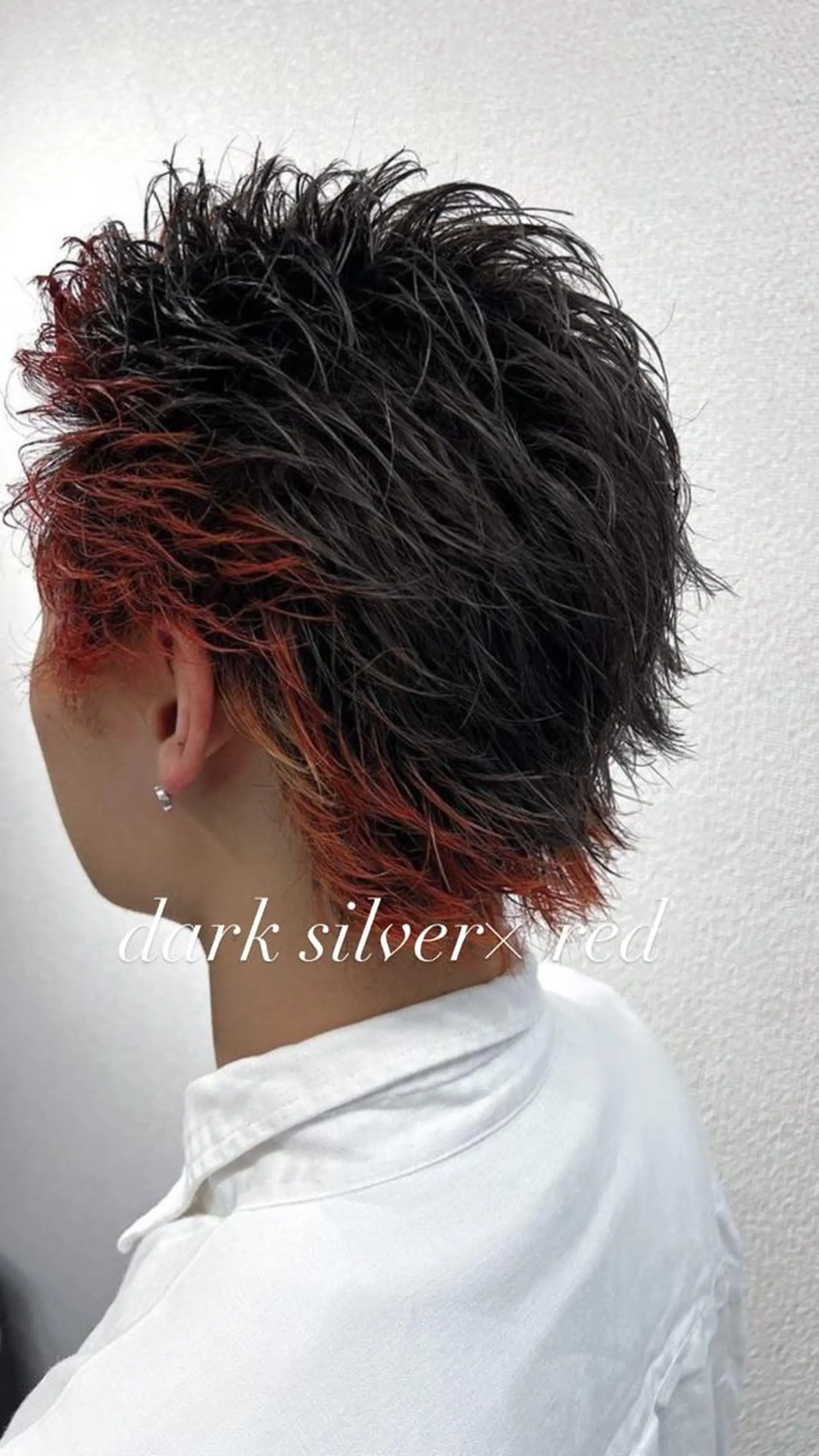 カラー メンズ デザインカラー カット 縮毛矯正 縮毛矯正とレイヤー カット/杉村凜汰郎のヘアスタイル