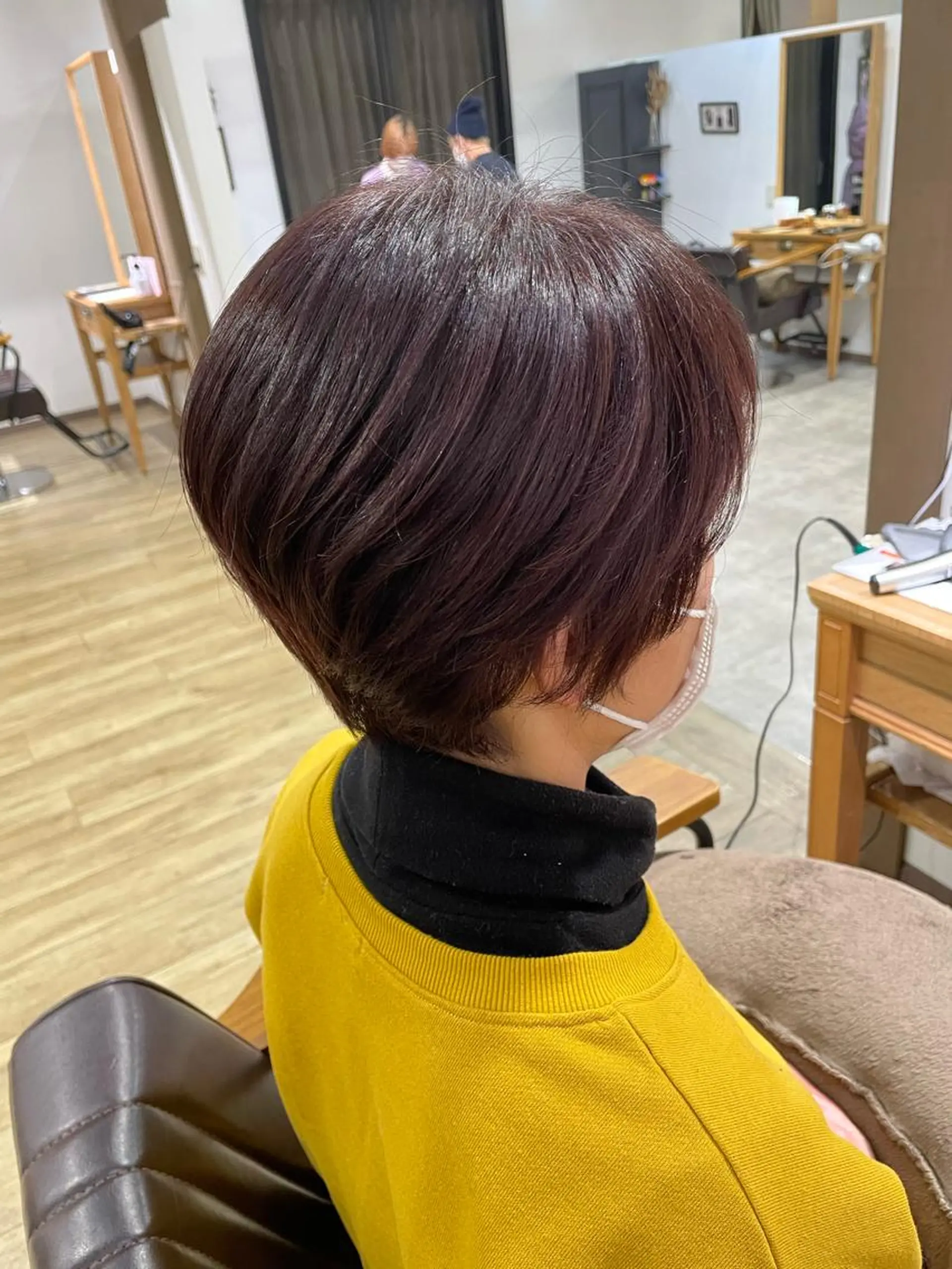 ショート カラー カット ヘアカラー トリートメント 木村 真知子のヘアスタイル