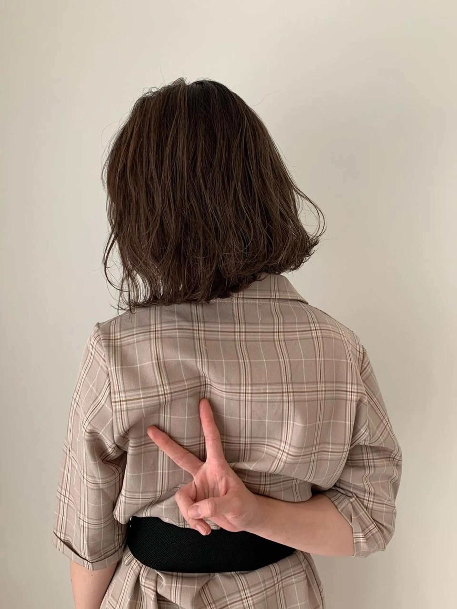 ミディアム カラー 縮毛矯正/髪質改善 /韓国風　山川春輝のヘアスタイル