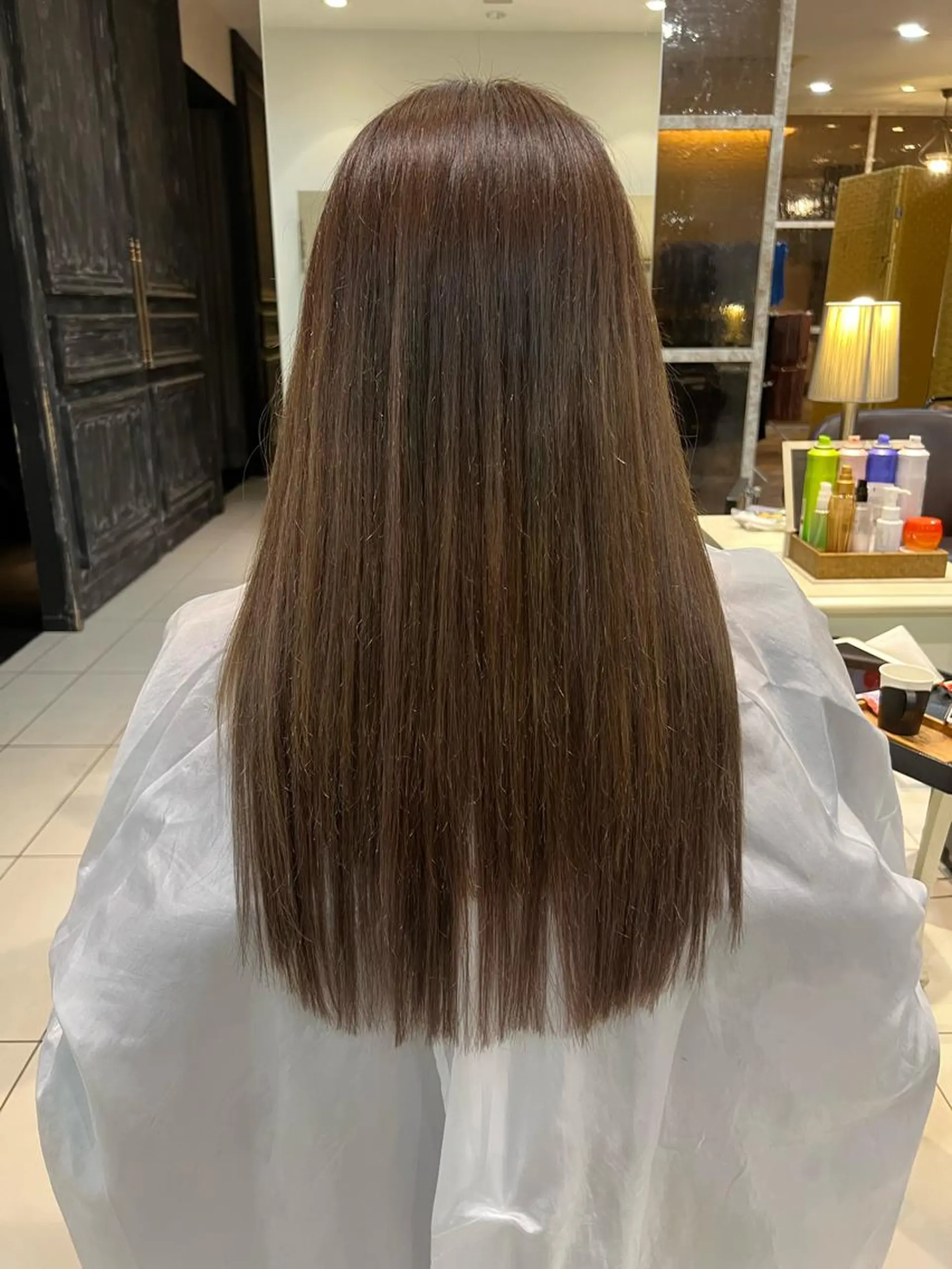 ロング カラー シールエクステ エクステ ロング エクステ 艶カラー/エクステ/ 藤原リックのヘアスタイル