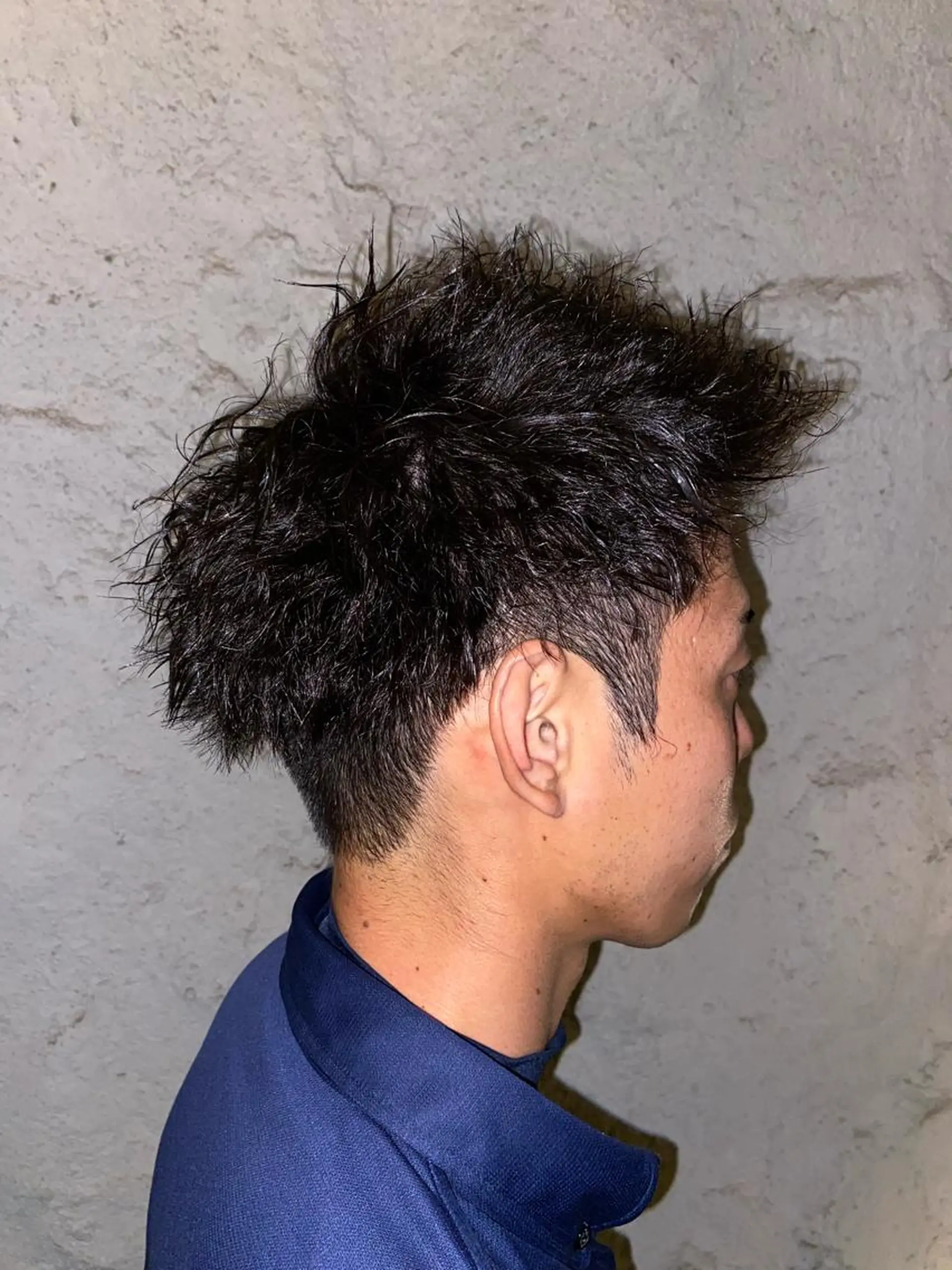 ショート パーマ メンズ パーマ Lumiere 鈴木翔平のヘアスタイル