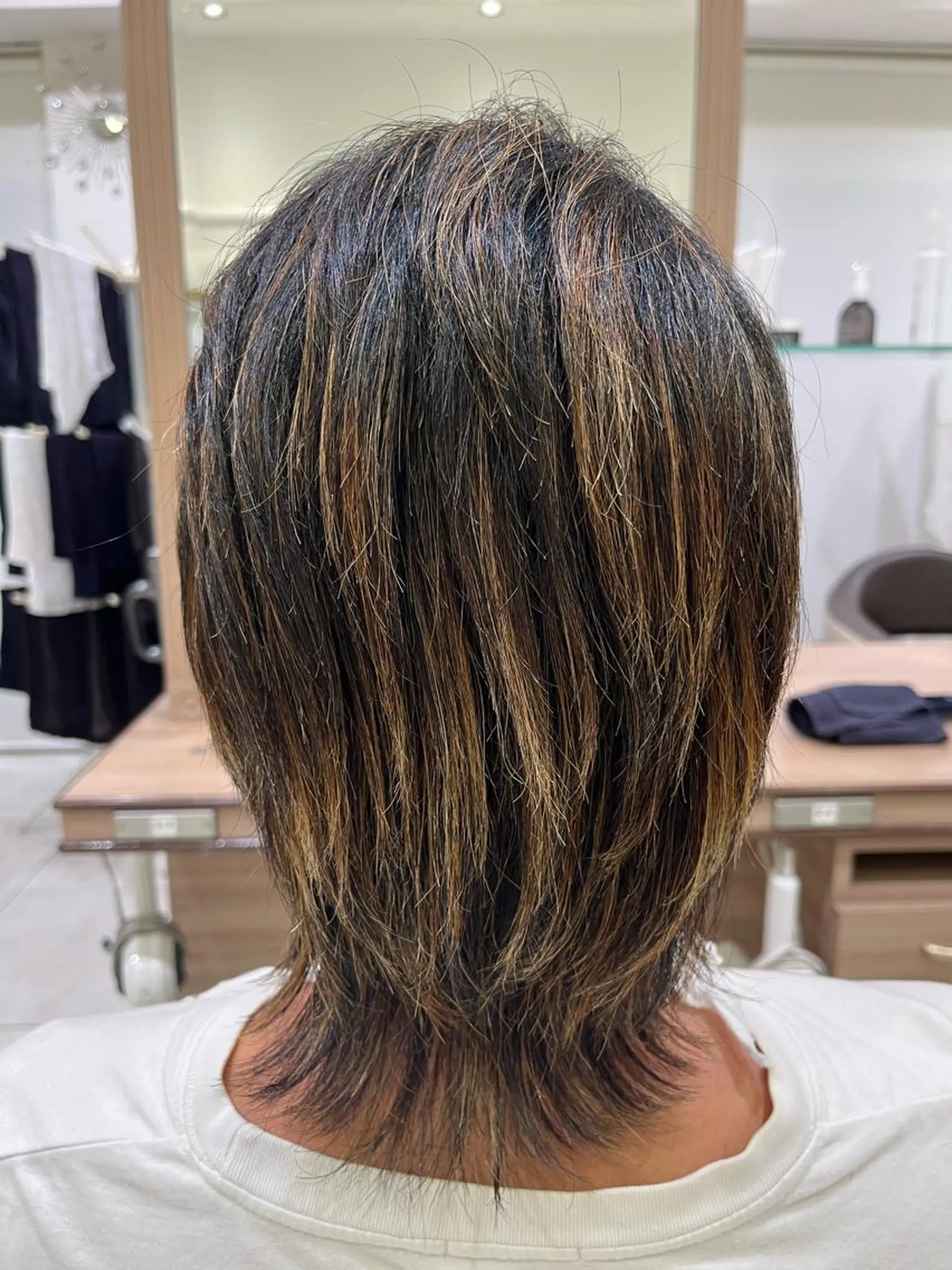 パーマ 縮毛矯正 縮毛矯正 伊佐 愛のヘアスタイル