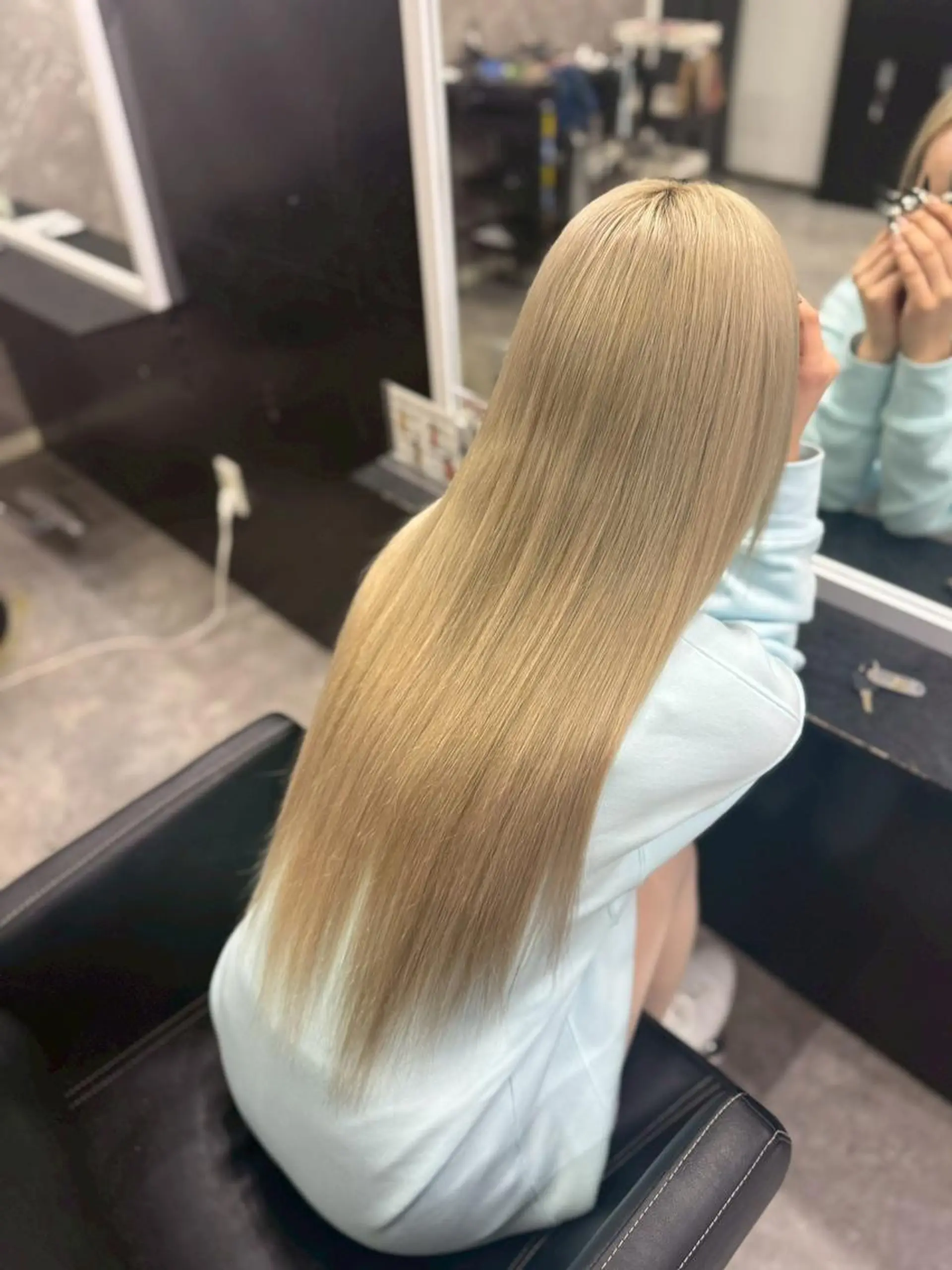 ロング エクステ RIN シールエクステのヘアスタイル