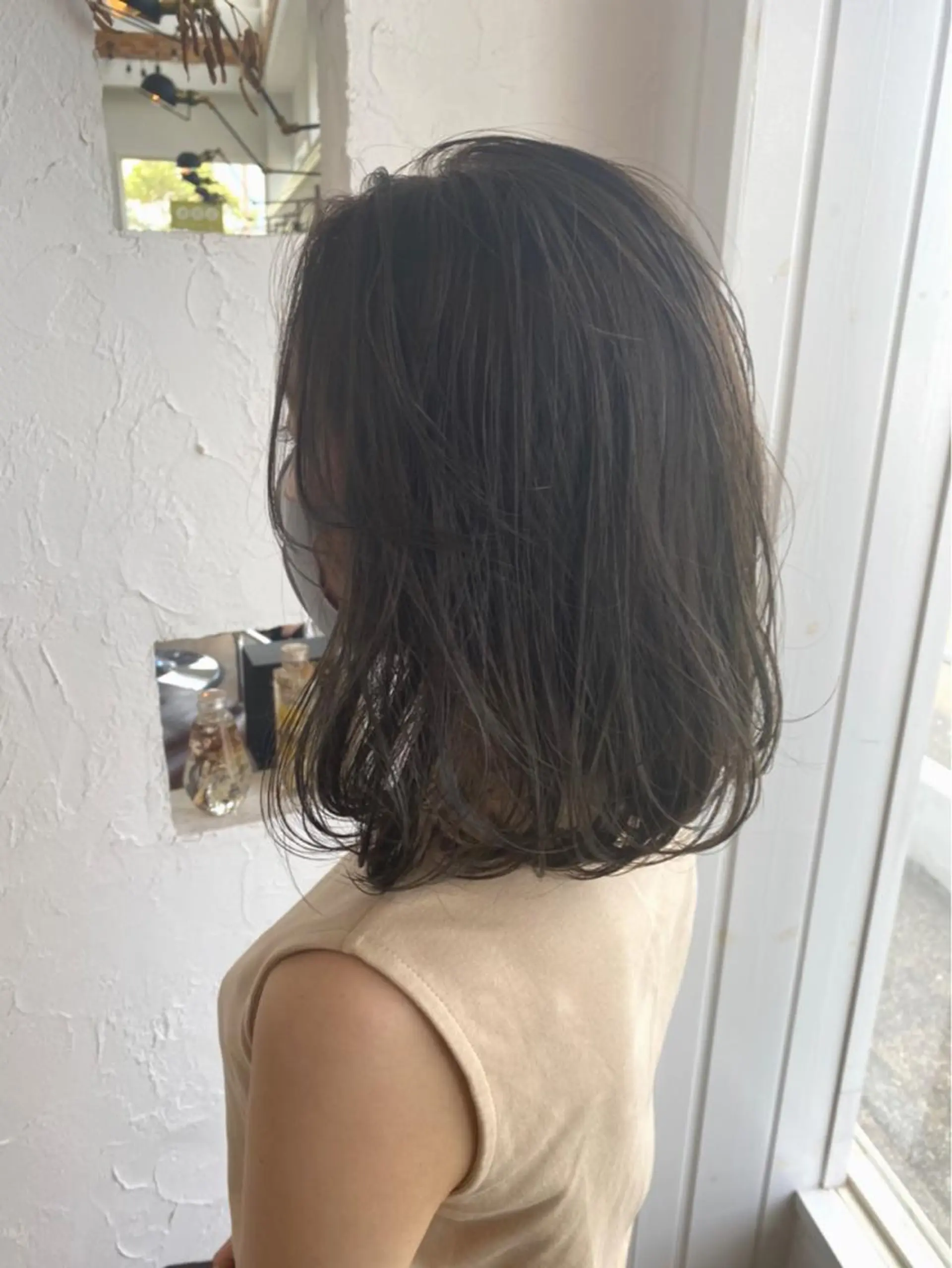 ミディアム カラー パーマ ヘアアレンジ メンズ ネイル 豊橋美容院 ソンリエのヘアスタイル
