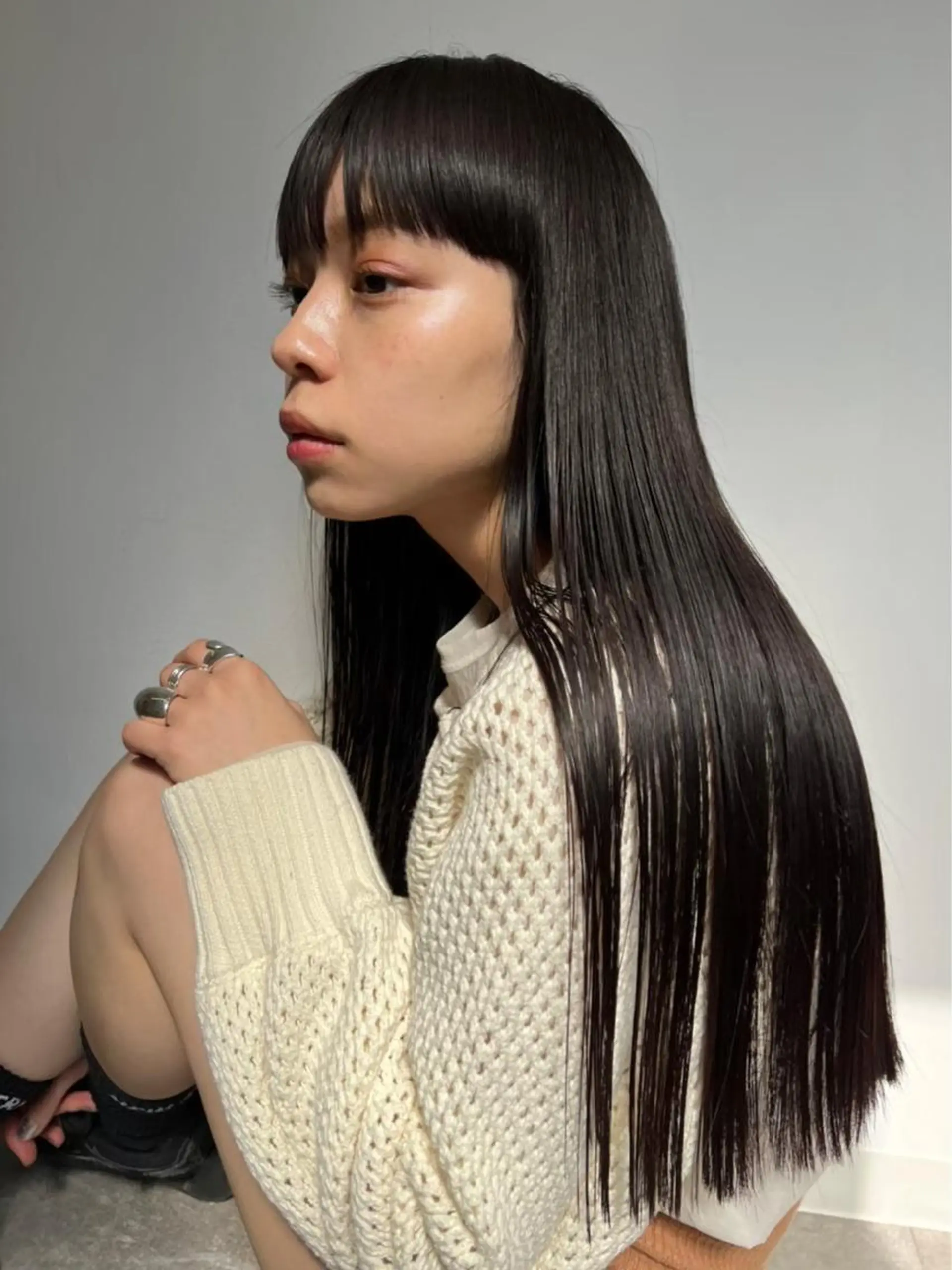 カラー ヘアカラー トリートメント iroha/ n.w.h🎀のヘアスタイル