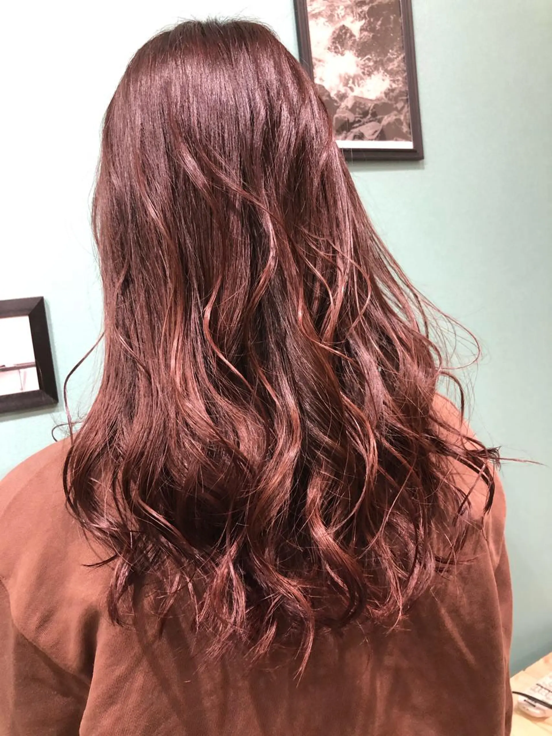 セミロング ヘアカラー トリートメント 縮毛矯正の達人 ☆　松本のヘアスタイル