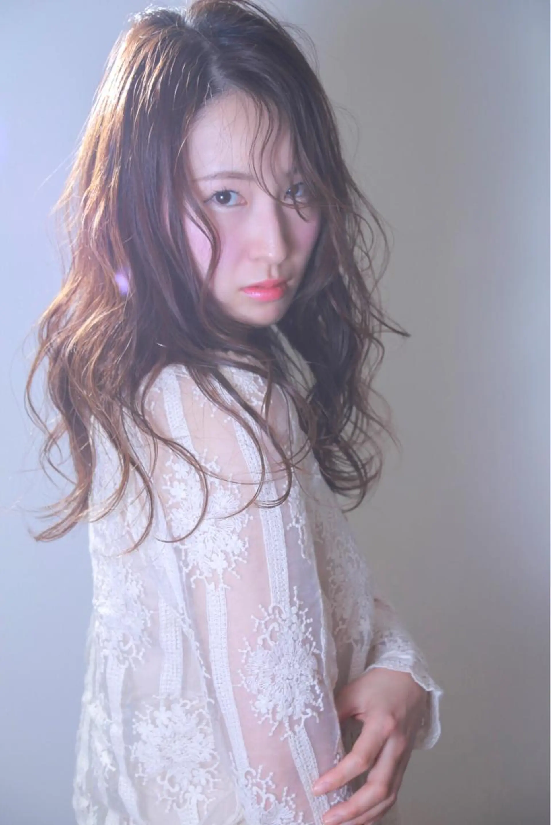 ロング 伊藤 裕貴のヘアスタイル