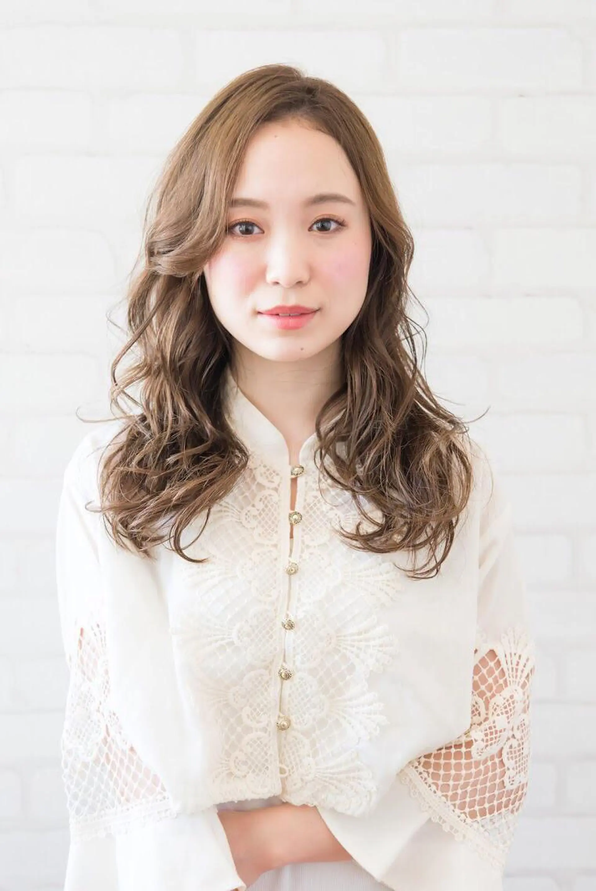 ロング カラー 澤崎 智代のヘアスタイル