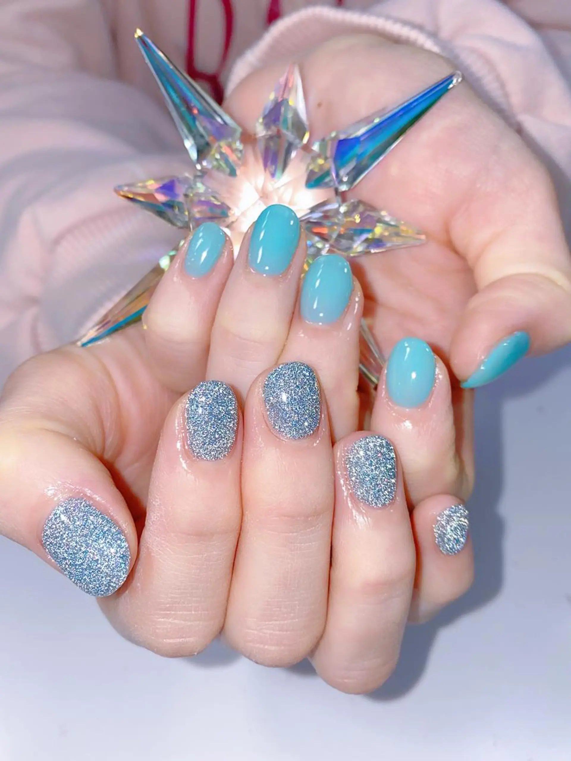 ネイル フラッシュネイル ワンカラーネイル Jasmine nailsalon所属・ジャスミン ネイルサロンのネイルデザイン