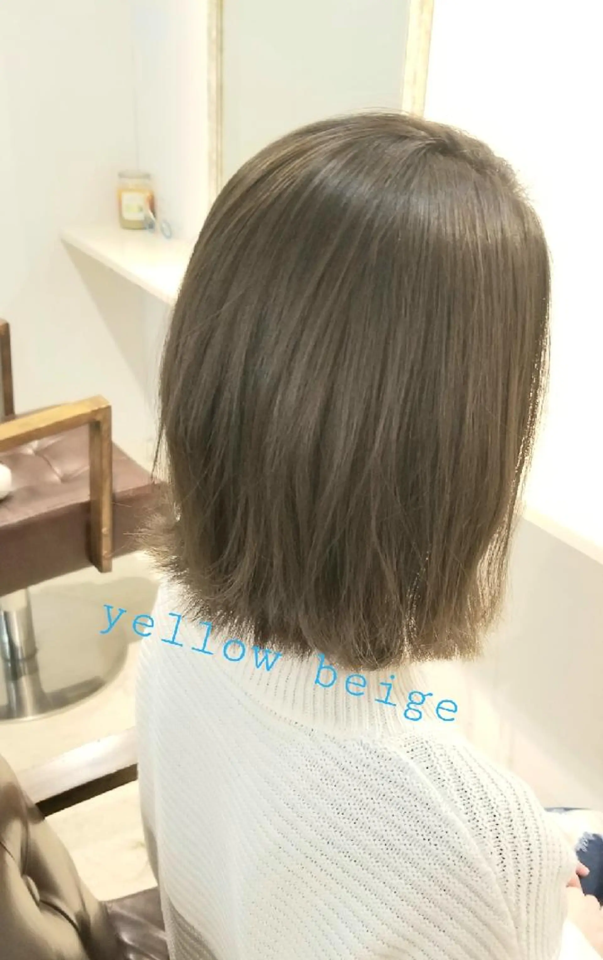 ショート カラー ベージュカラー ブリーチ ブリーチなしカラー イエローカラー カット ヘアカラー トリートメント ✨デザインカラー✨ 中澤秀章のヘアスタイル