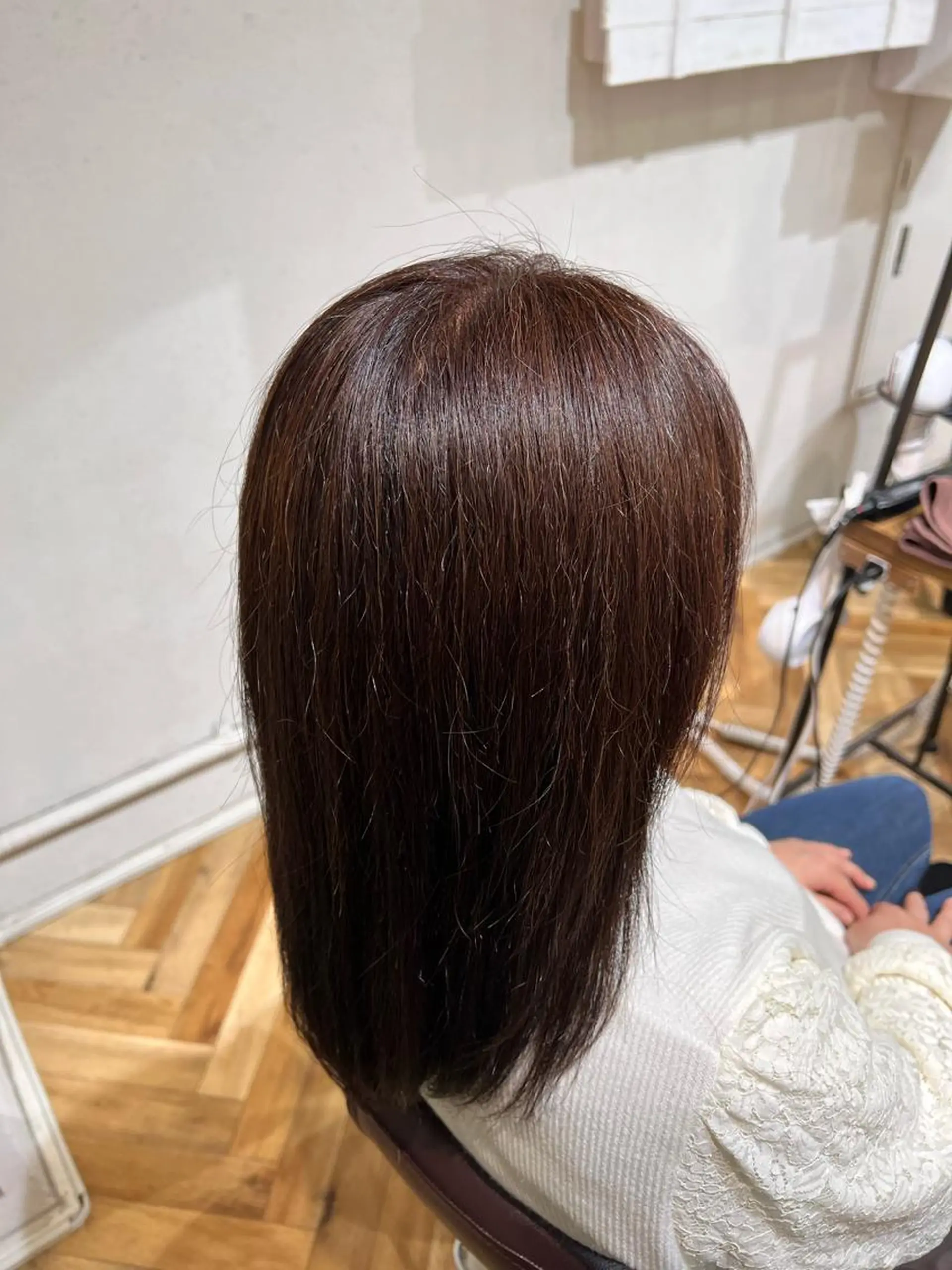 セミロング カラー ヘアカラー トリートメント 🌞レイヤー×カラー 前川那津美🌞のヘアスタイル