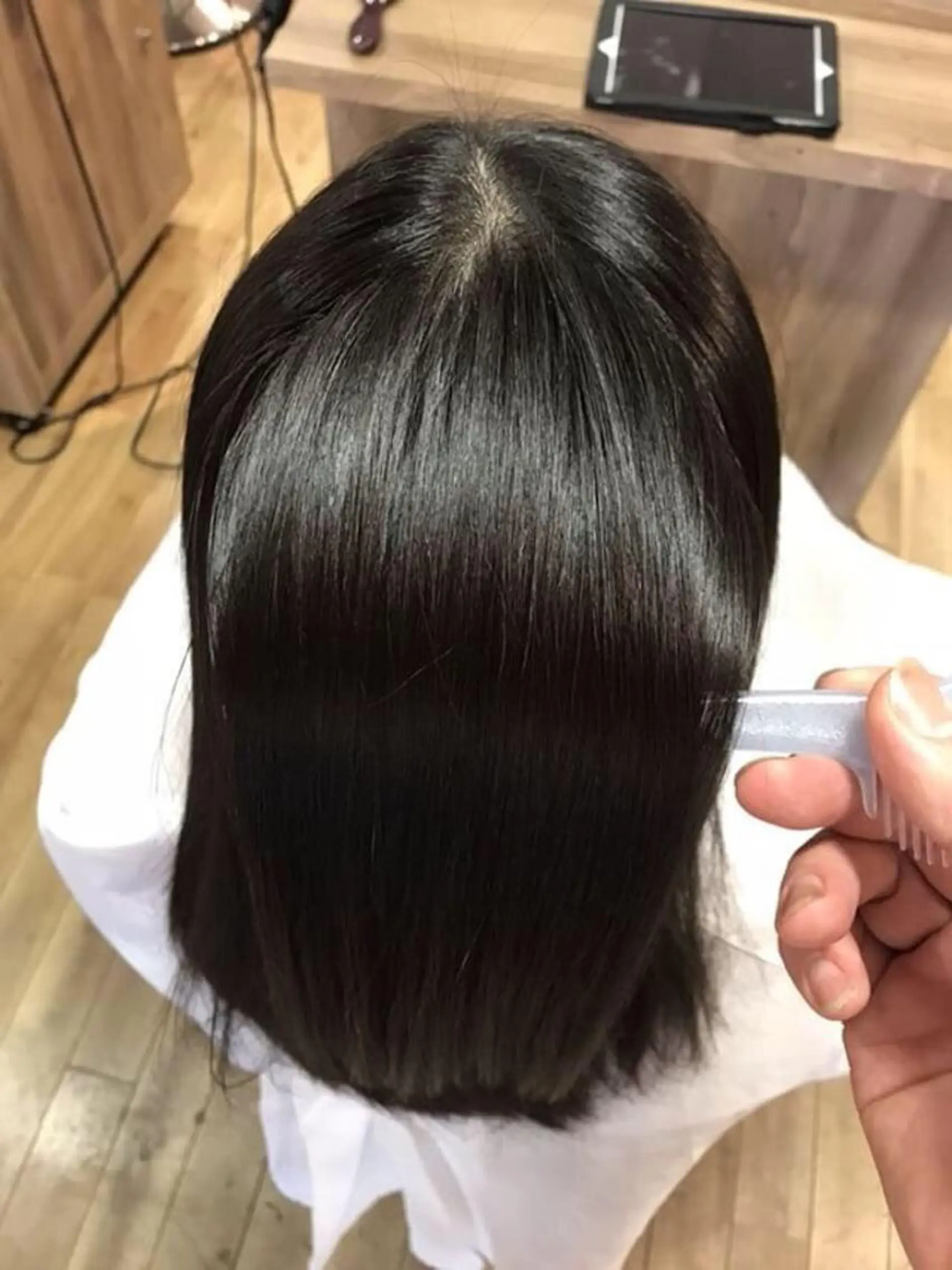 セミロング 縮毛矯正 ✂︎KALOU✂︎ 寺野 克のヘアスタイル