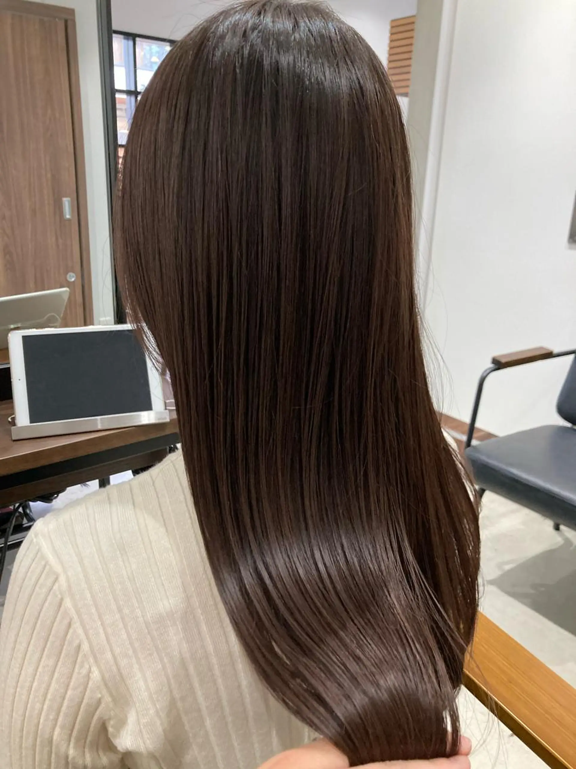 ロング ヘアカラー トリートメント Larry🌼中下 美香のヘアスタイル