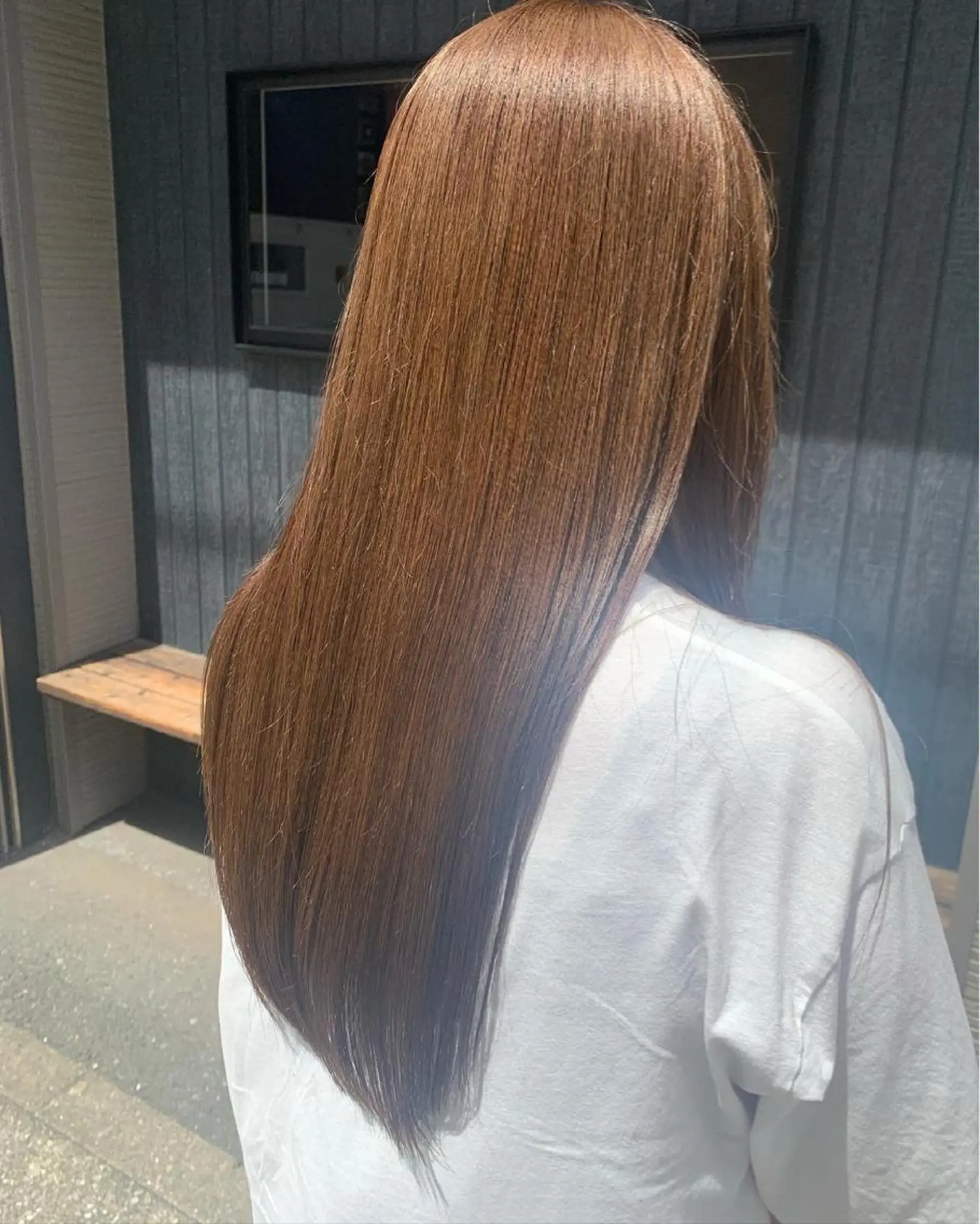 ロング SEAM アキホのヘアスタイル