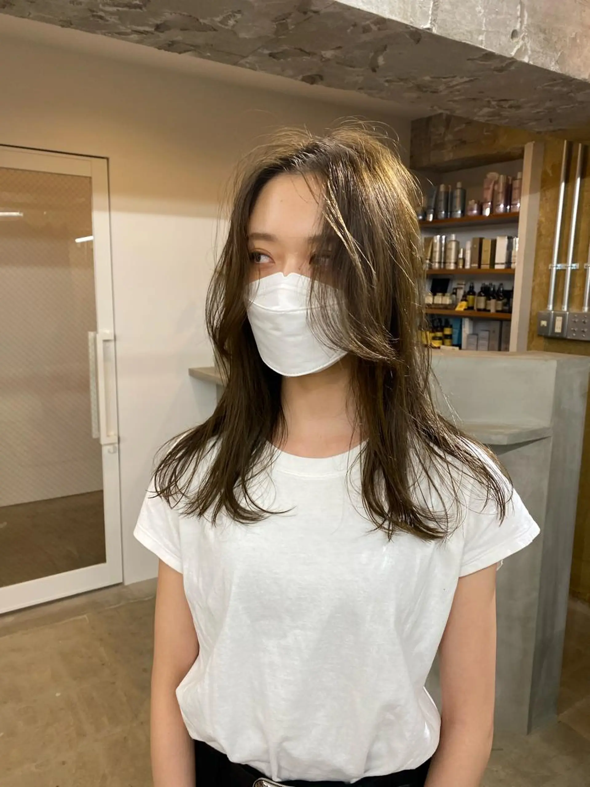 セミロング 金沢美容室/ 艶髪/夜営業/JINのヘアスタイル