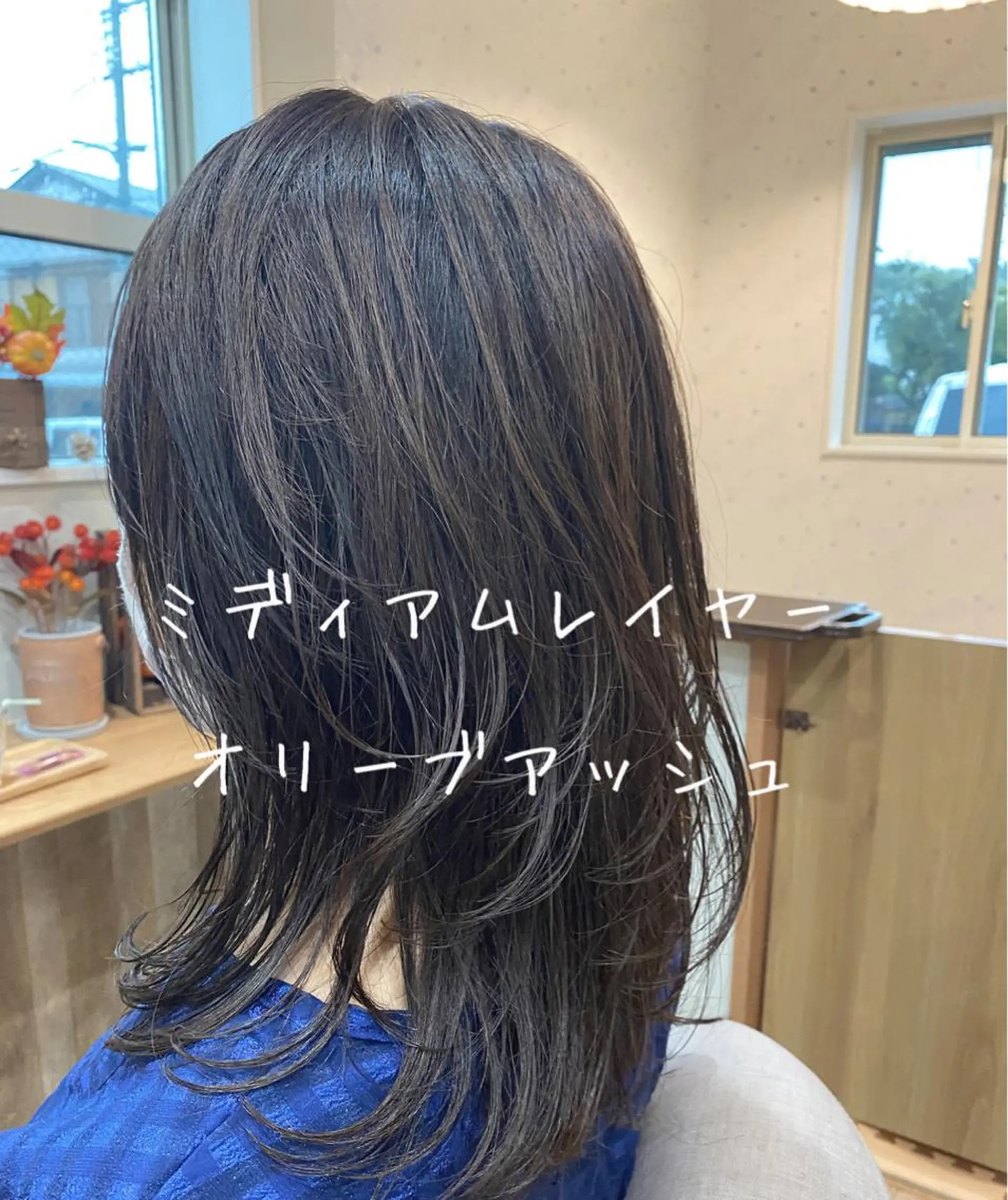 ミディアム カラー NOPPO 和泉市 美容室/奥村 飛鳥のヘアスタイル