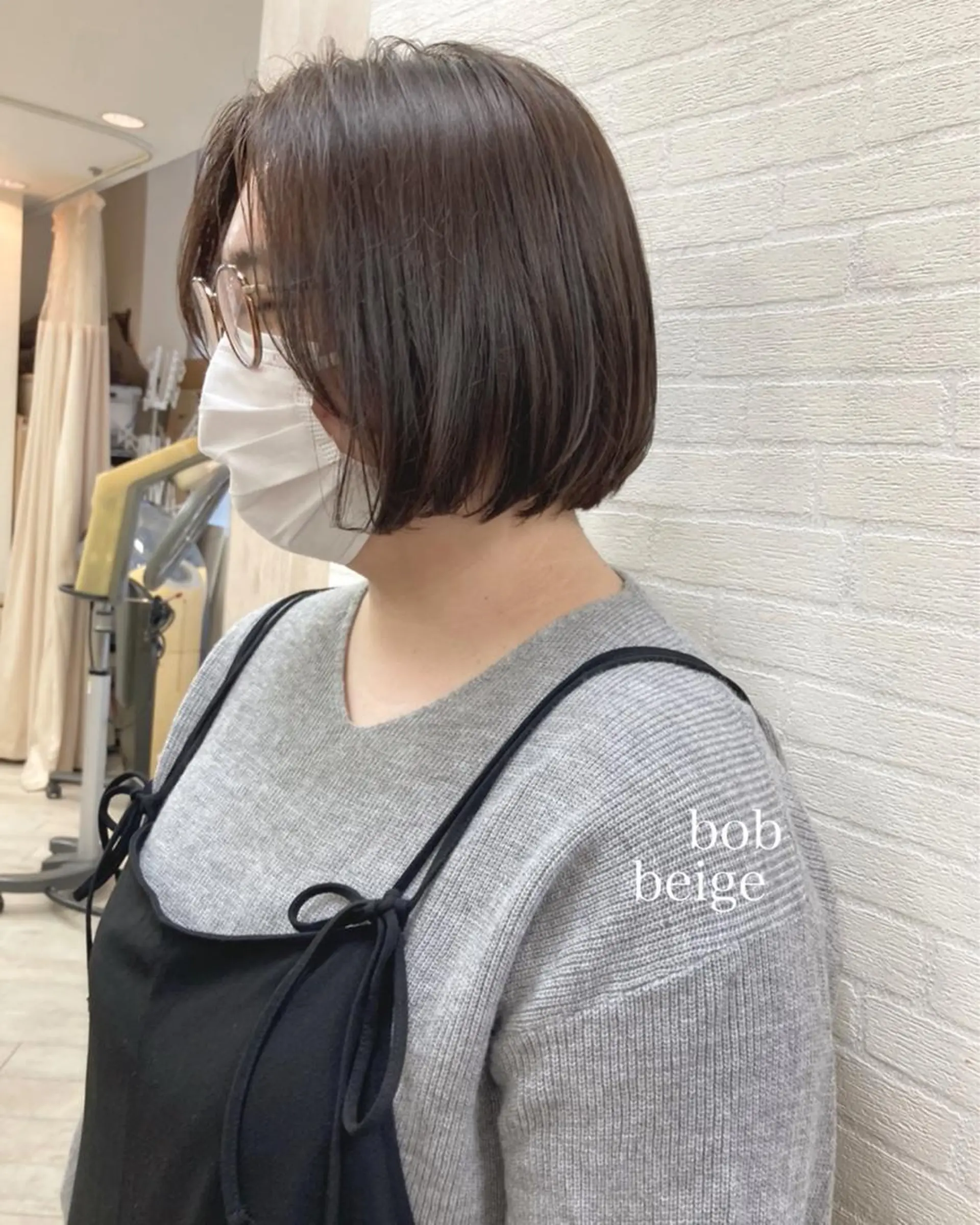 ショート カラー 切りっぱなしボブ ショートボブ ハンサムショート ベージュカラー ボブ カット ヘアカラー トリートメント 初めてのショート お任せください✂️のヘアスタイル