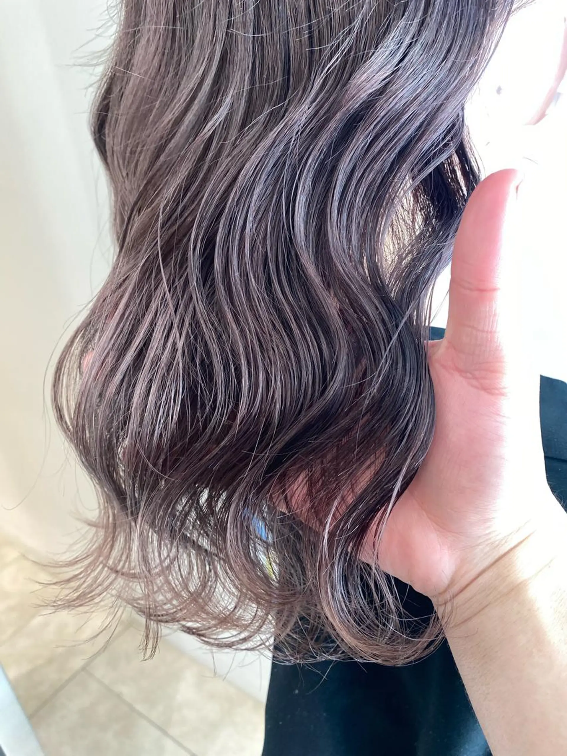 ミディアム カラー カット ヘアカラー ハイトーン/ウルフ /レイヤー/坂野幸伸のヘアスタイル