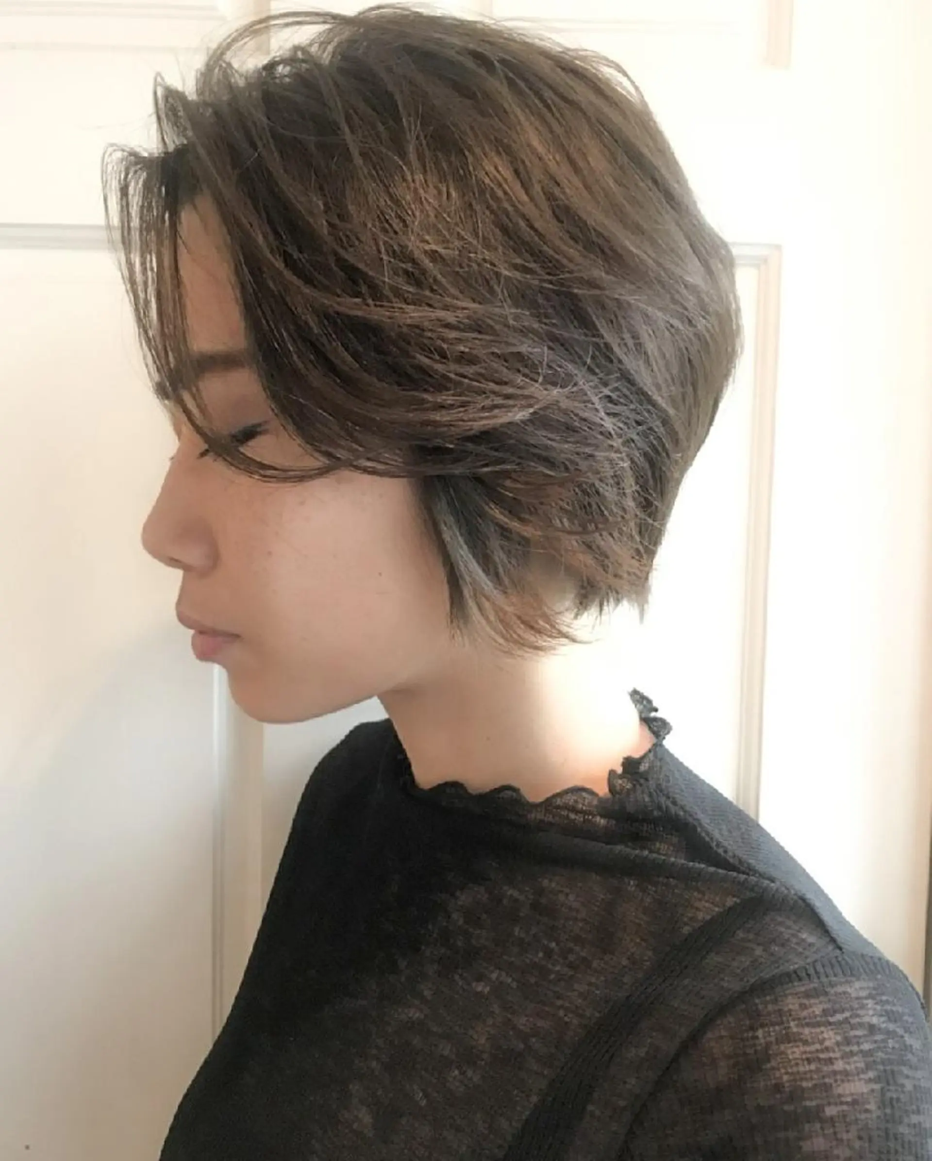 ショート カラー ショート✨ボブ✨代表 新田見美仁のヘアスタイル