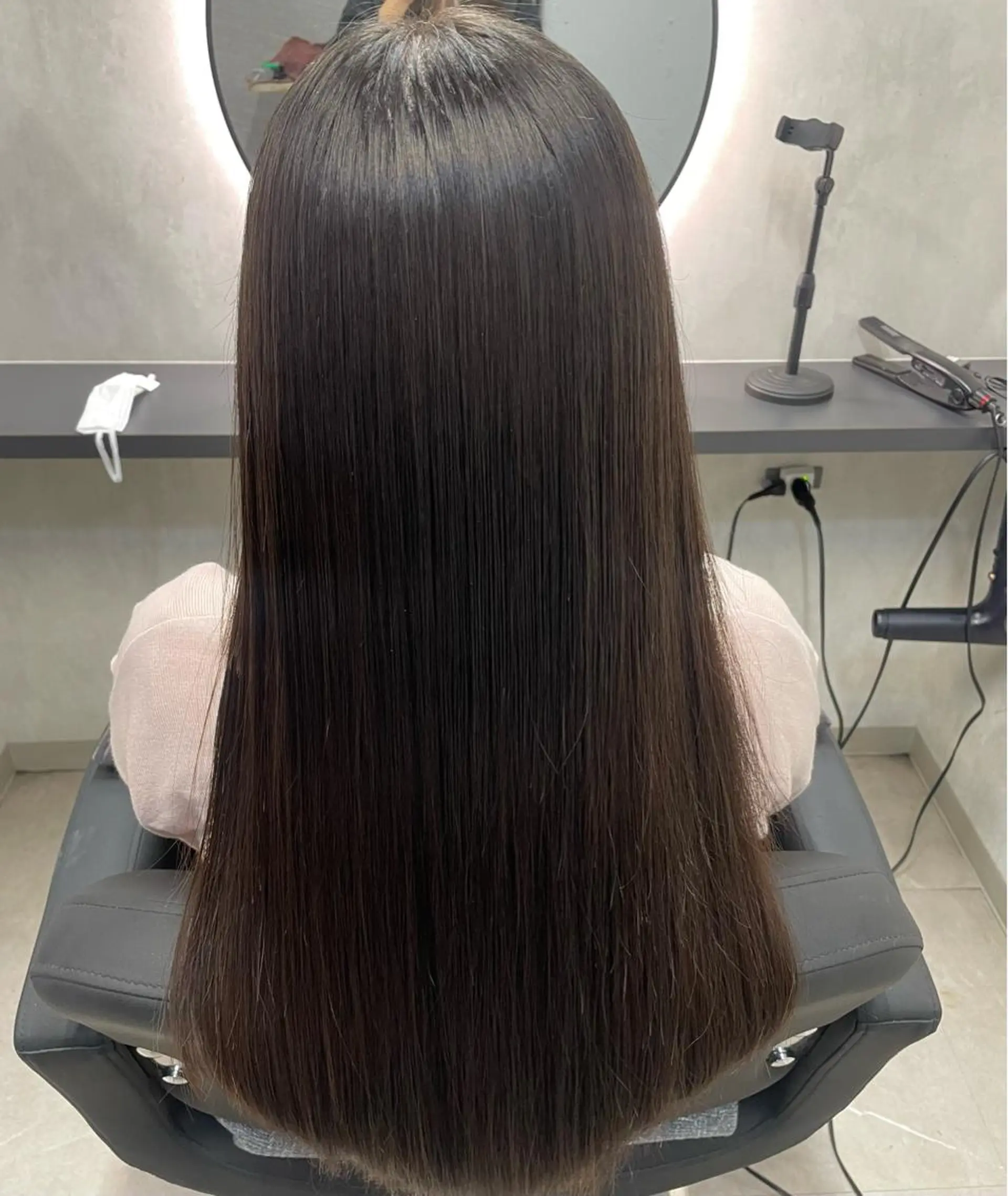 ロング 縮毛矯正/髪質改善 韓国風/MIKIYAのヘアスタイル