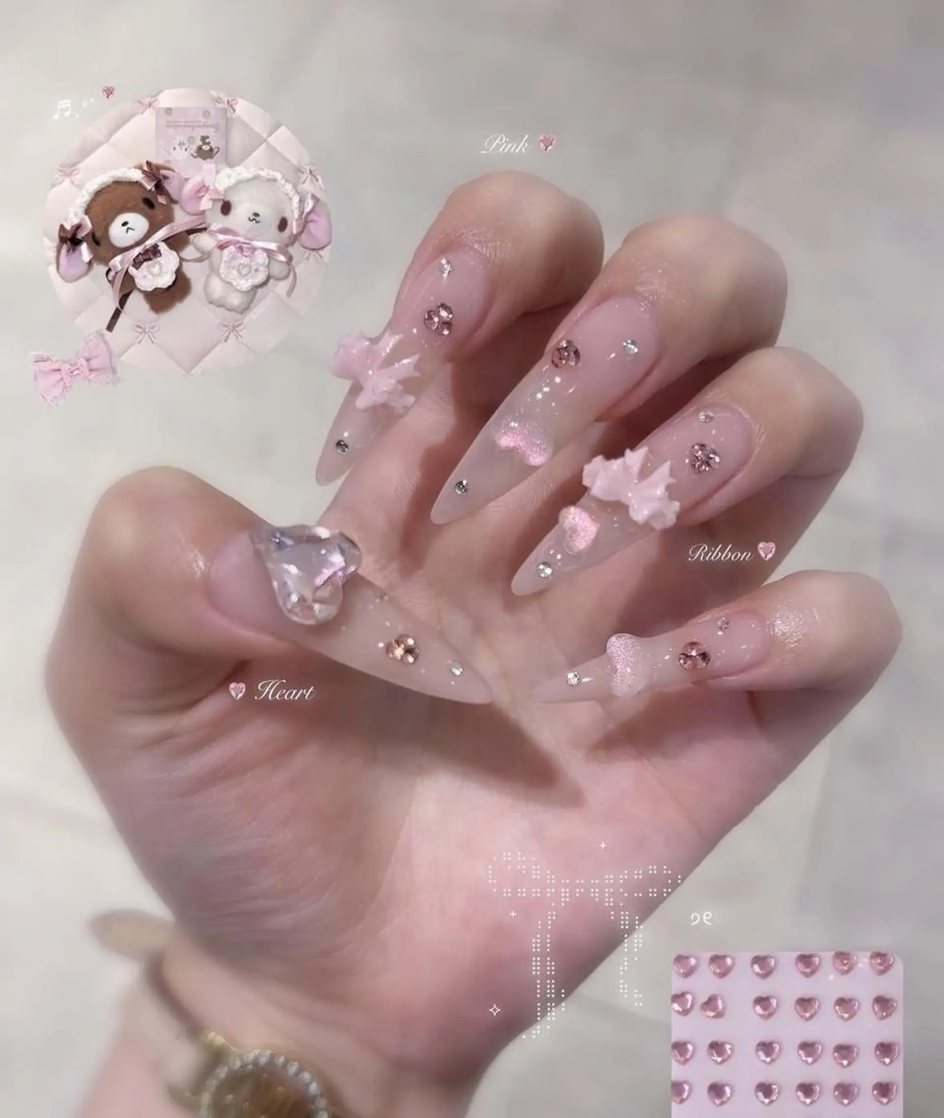 ネイル 長さ出し フレンチネイル グラデーション 卒業式 マグネットネイル ハンドネイル MIHANA SAKURAのネイルデザイン