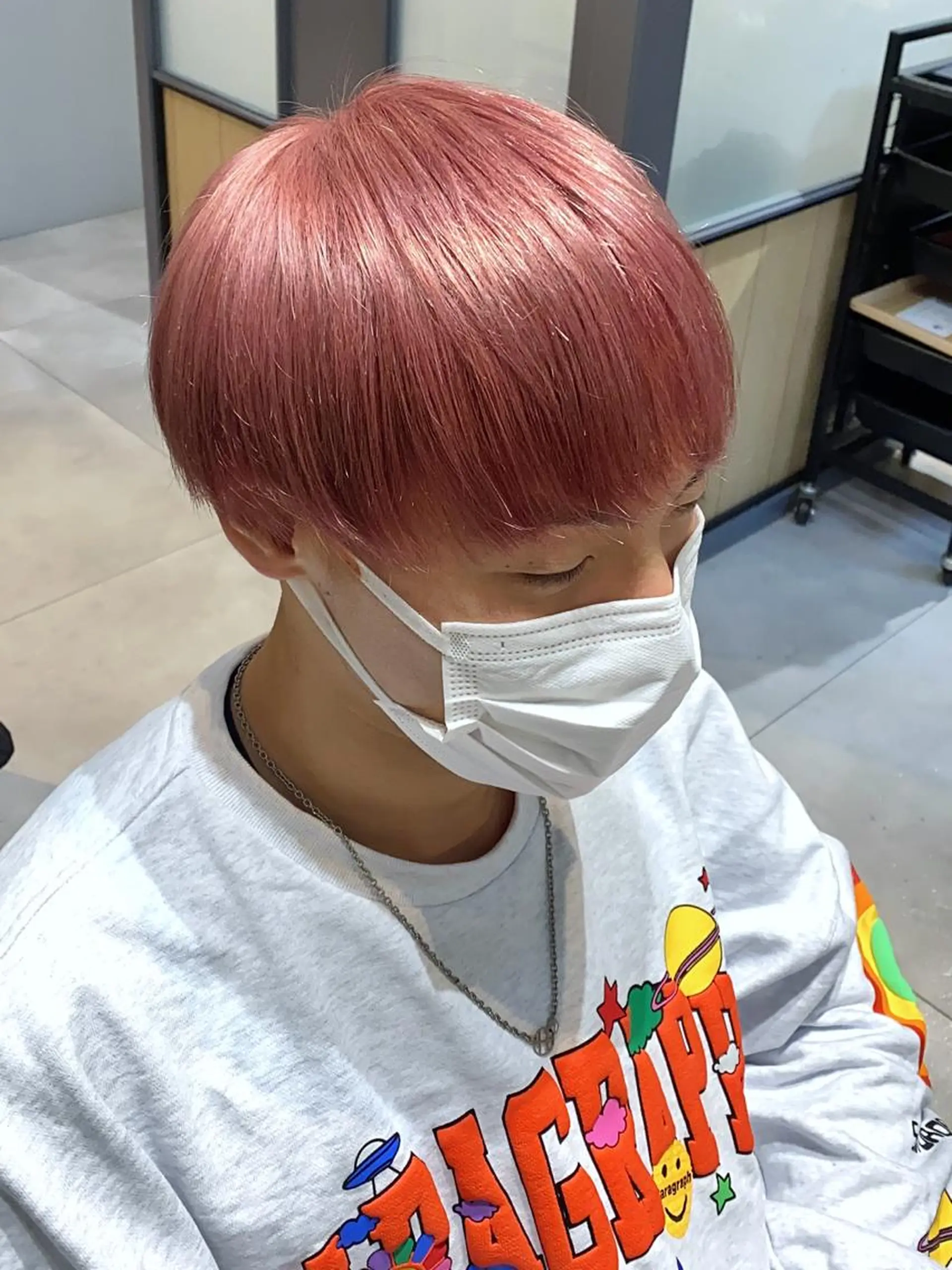 ショート カラー メンズ ヘアカラー Hatanaka Airiのヘアスタイル