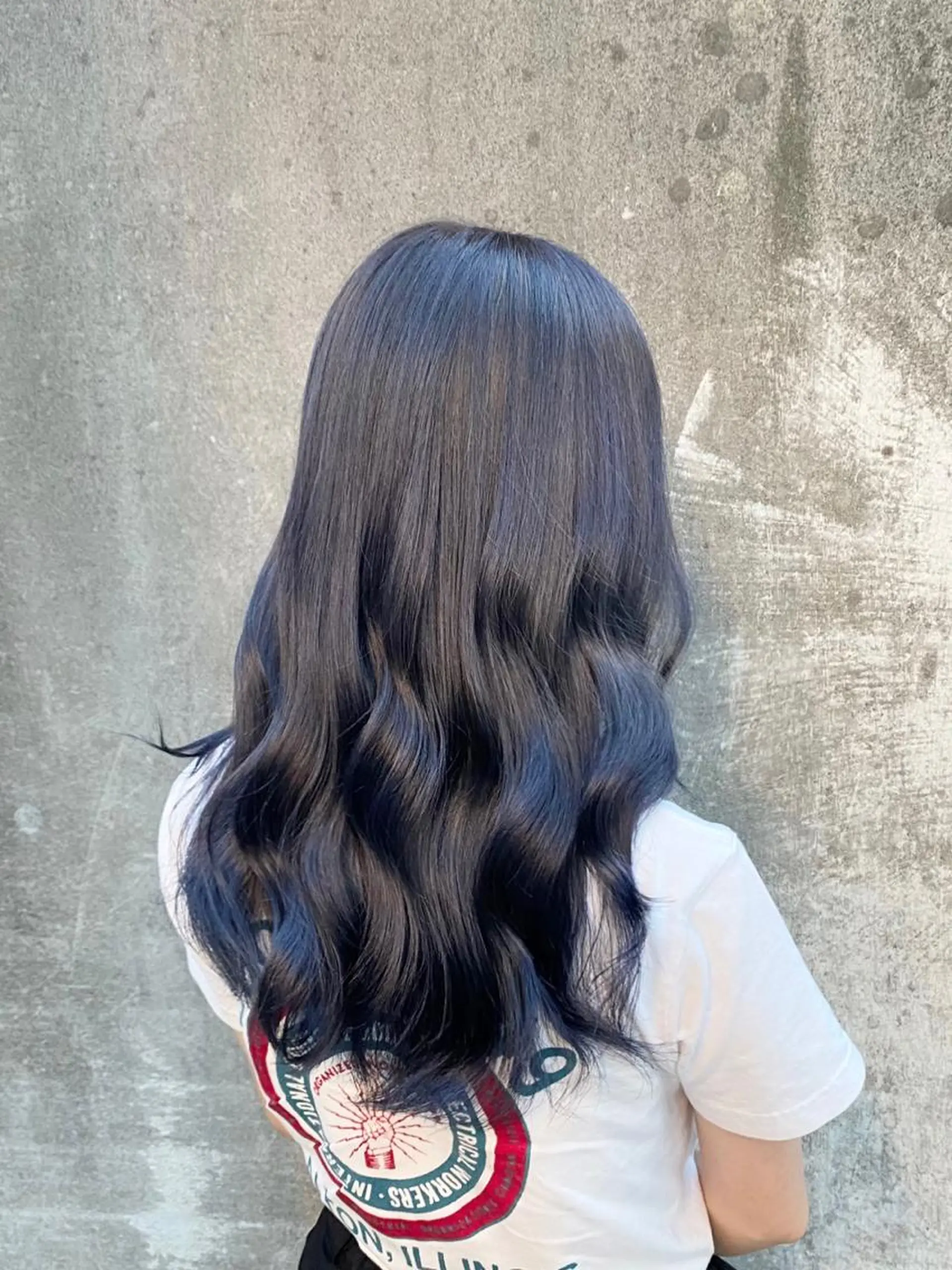 ロング カラー ブルーカラー ブルーラベンダー ラベンダーカラー トリートメント 雰囲気引き出す ✨大人レディのヘアスタイル