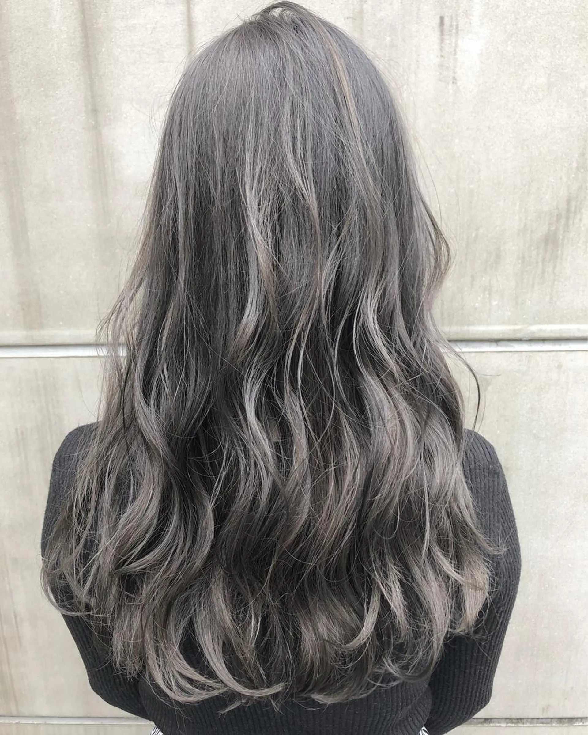 セミロング カラー 北間 寛哉のヘアスタイル