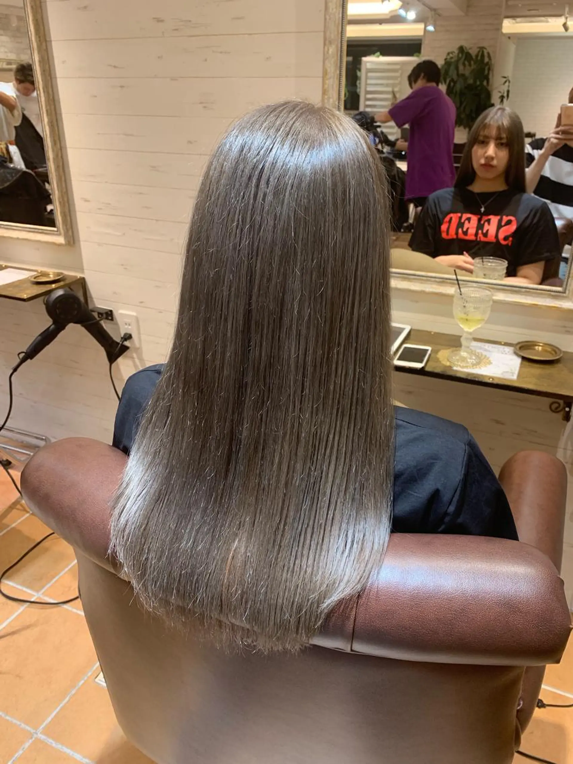 ロング カラー ヘアアレンジ ベージュカラー ブルーカラー ブルージュ 透明感カラー グラデーションカラー カット ヘアカラー トリートメント ✨艶髪✨透明感✨ 山内大樹のヘアスタイル