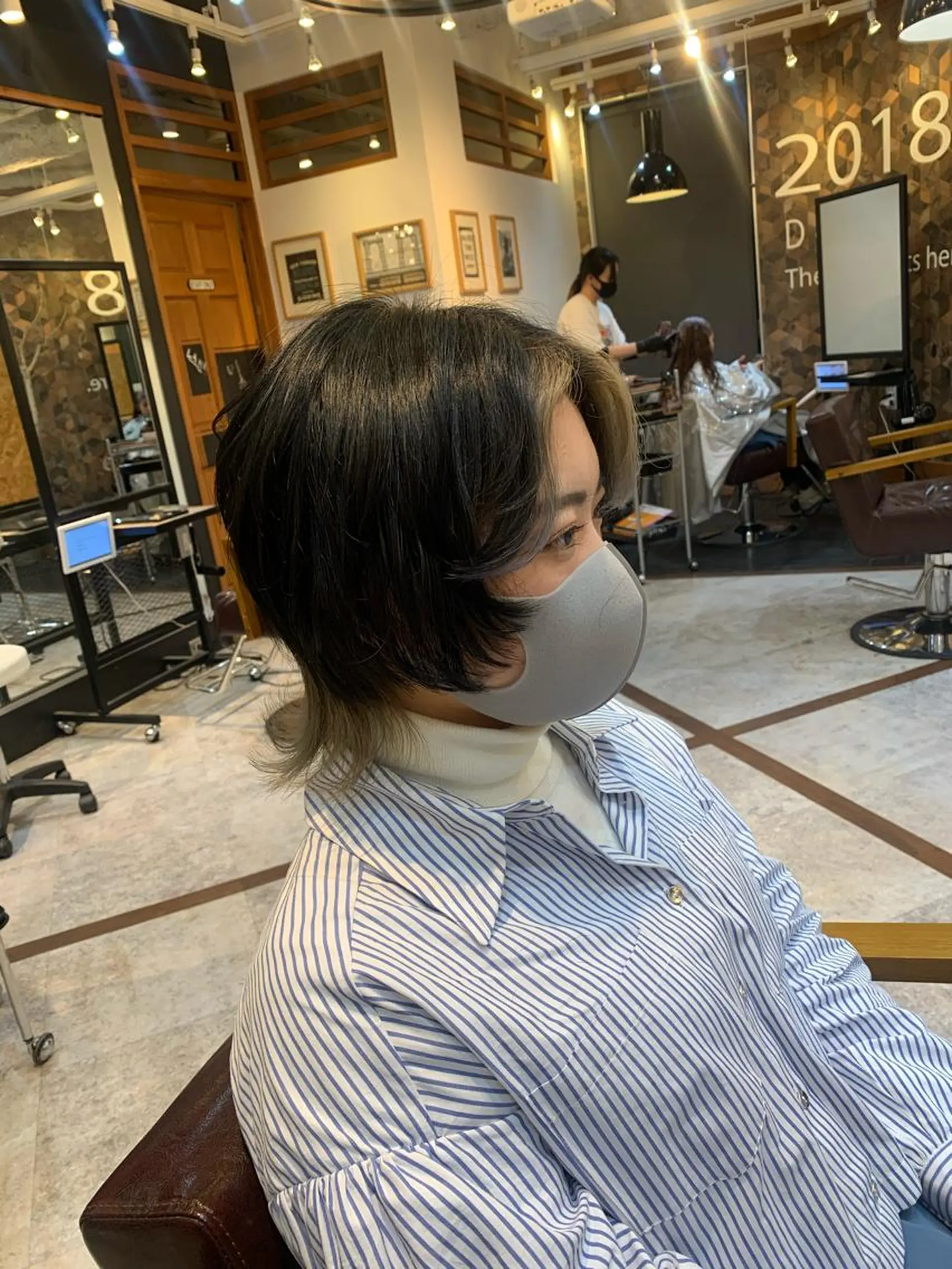 ショート ミストバング ウルフカット 髪質改善/白髪ぼかし KENTAのヘアスタイル