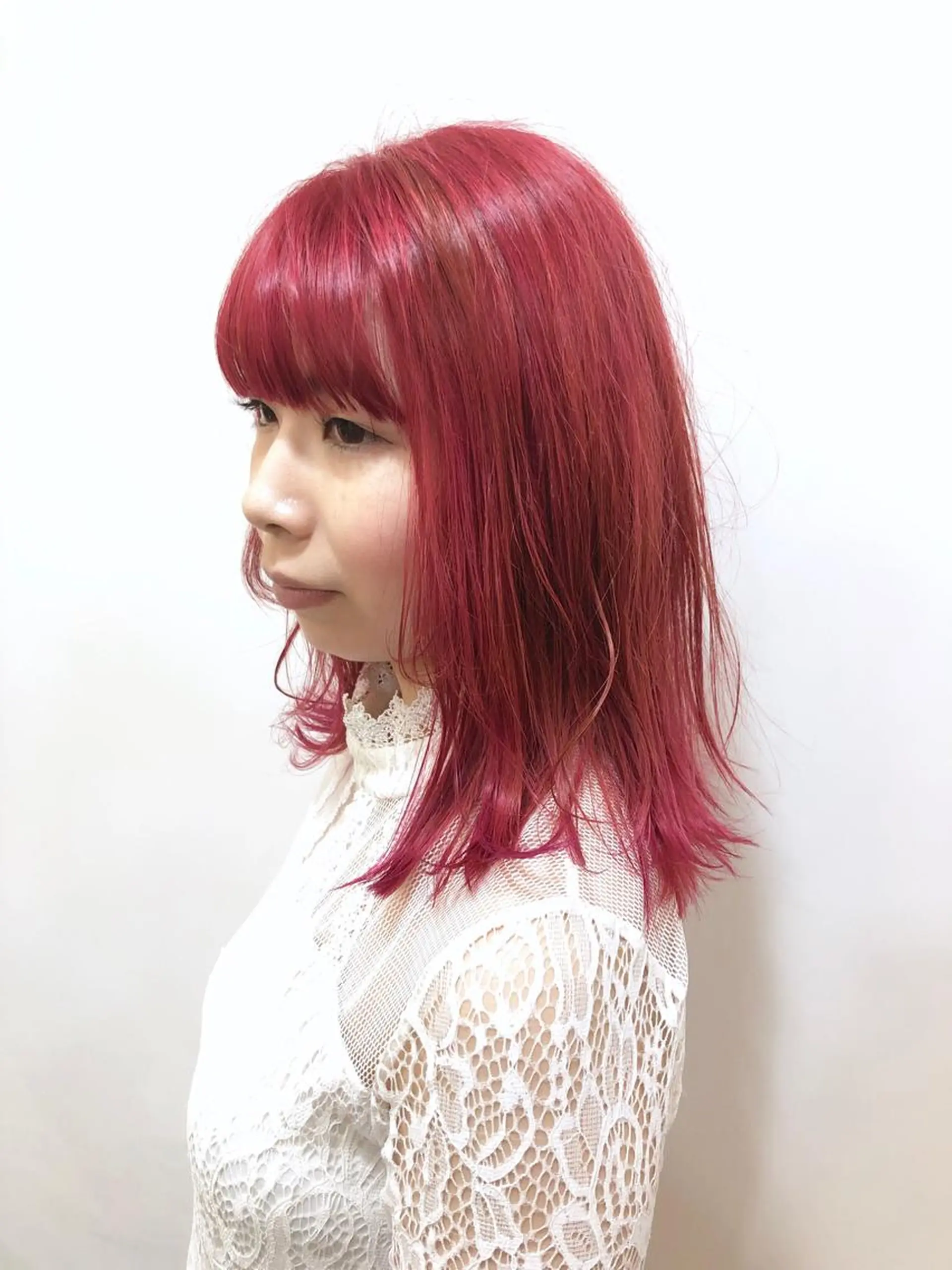 ミディアム カラー パーマ ヘアアレンジ 高橋 隆一のヘアスタイル