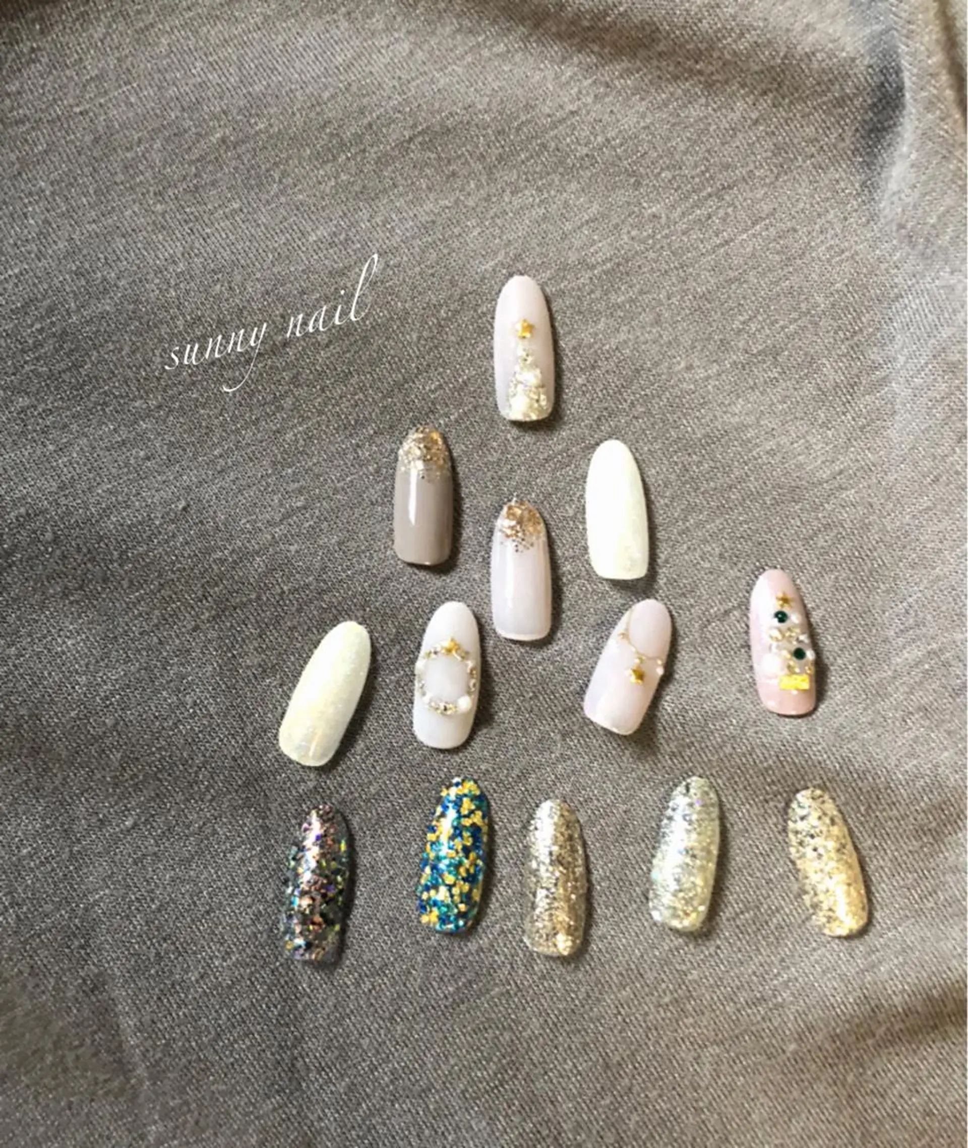 ネイル アートネイル ラメ(グリッター) sunny nailのネイルデザイン