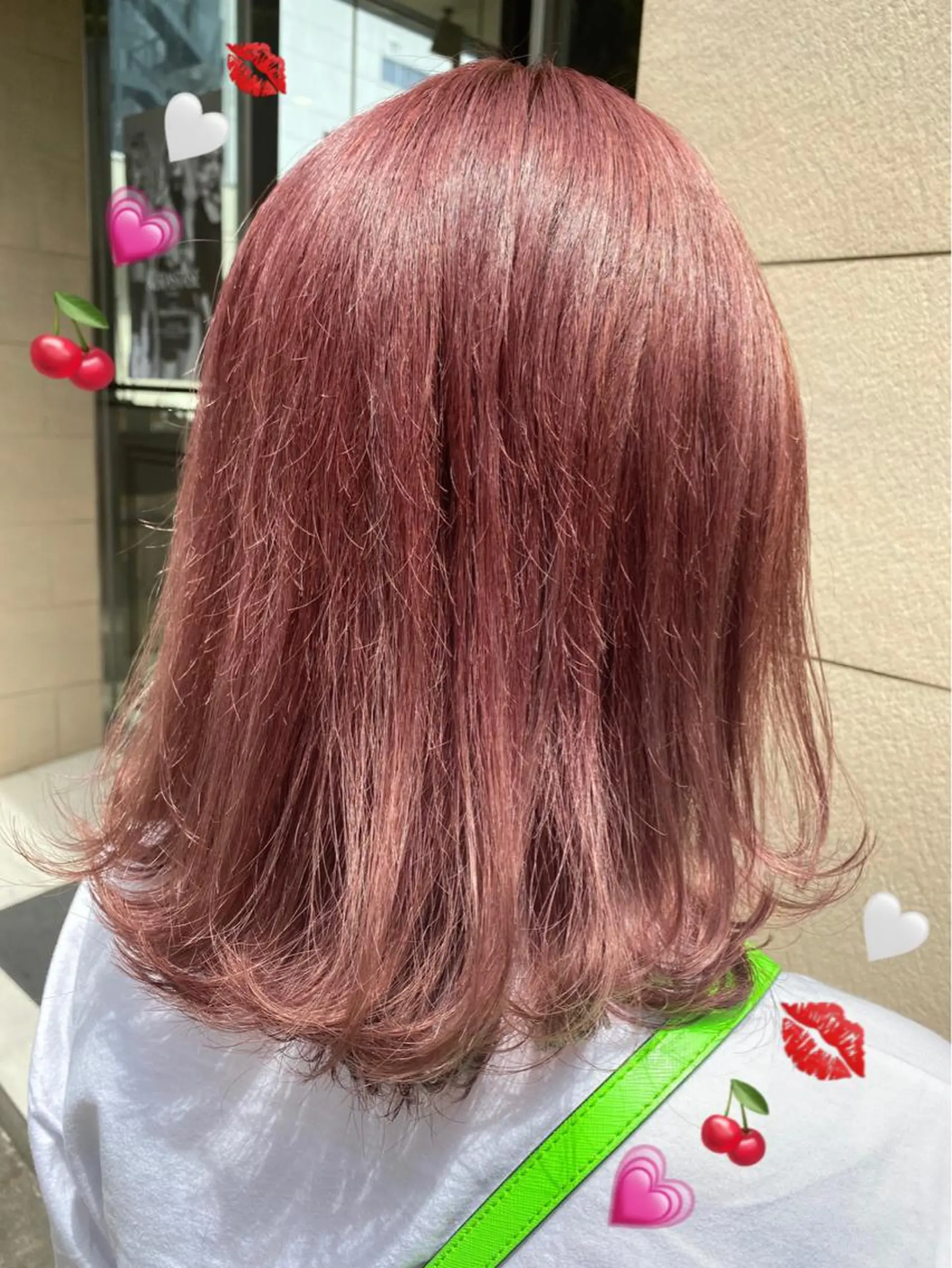 セミロング カラー ヘアアレンジ TSUNA 🌙 Lim 五反田のマツエク・マツパデザイン