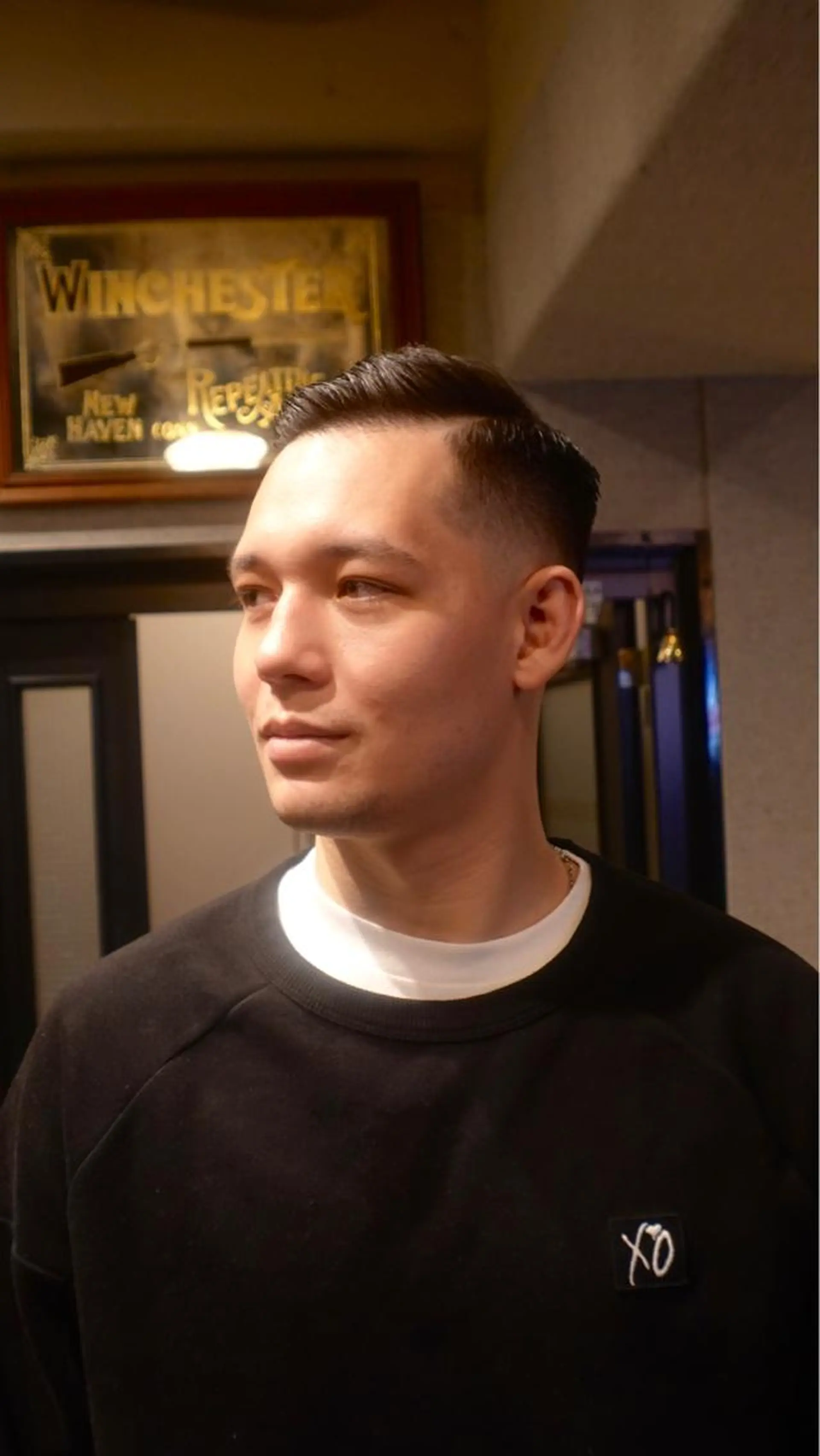 ショート メンズ カット ヘアセット メンズ眉毛ワックス 青山英憲のヘアスタイル