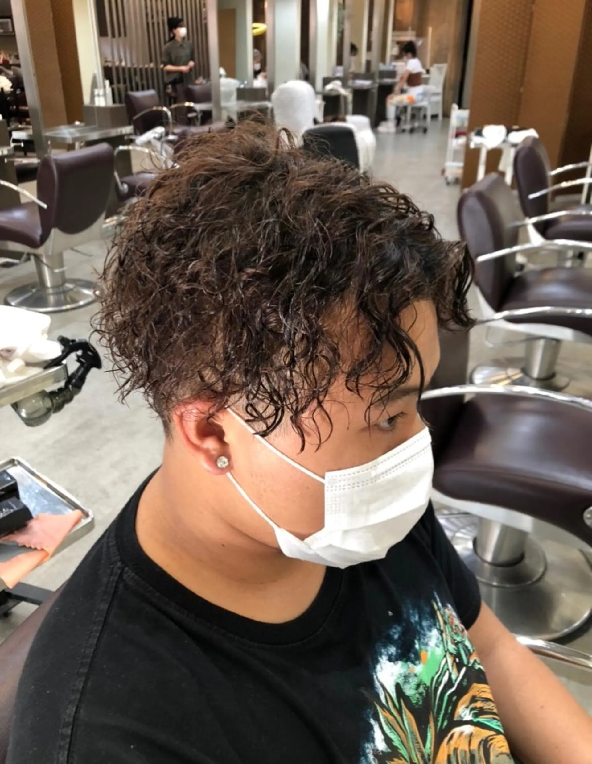 ショート パーマ メンズ メンズパーマ Kimura Miyukiのマツエク・マツパデザイン